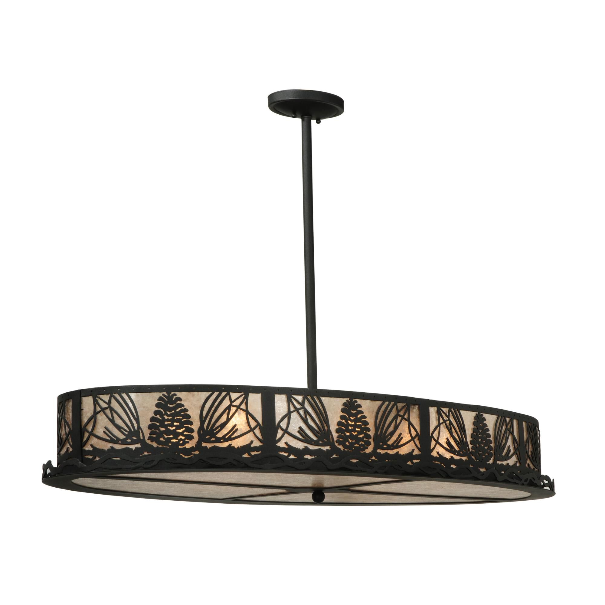 Shown in Black finish and Black-Silver Mica glass