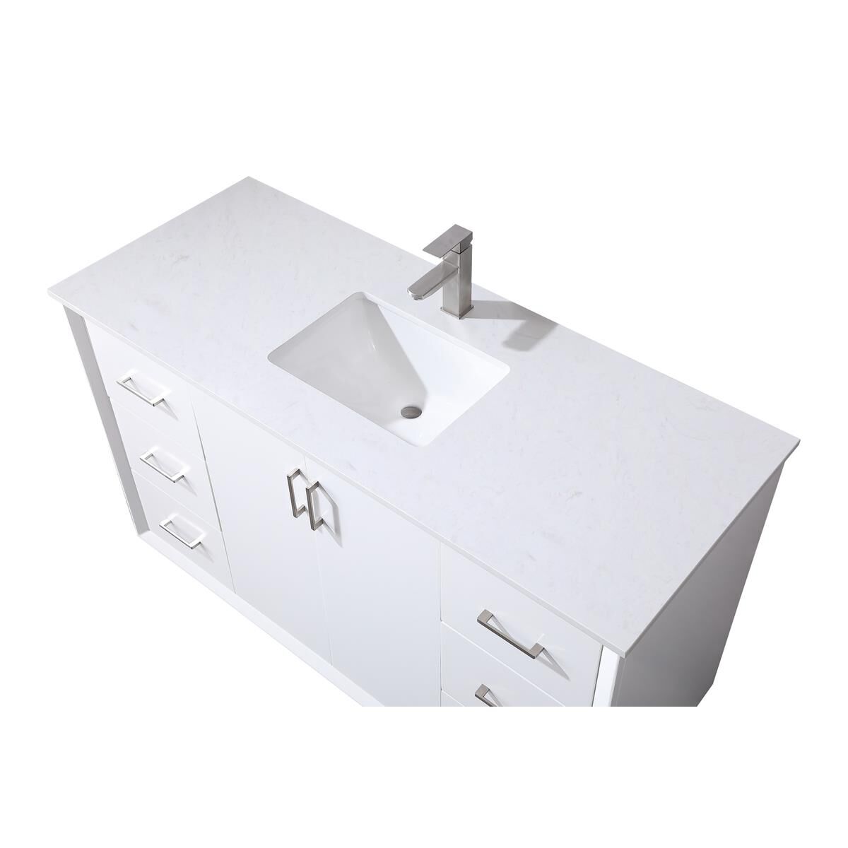 Shown in White finish