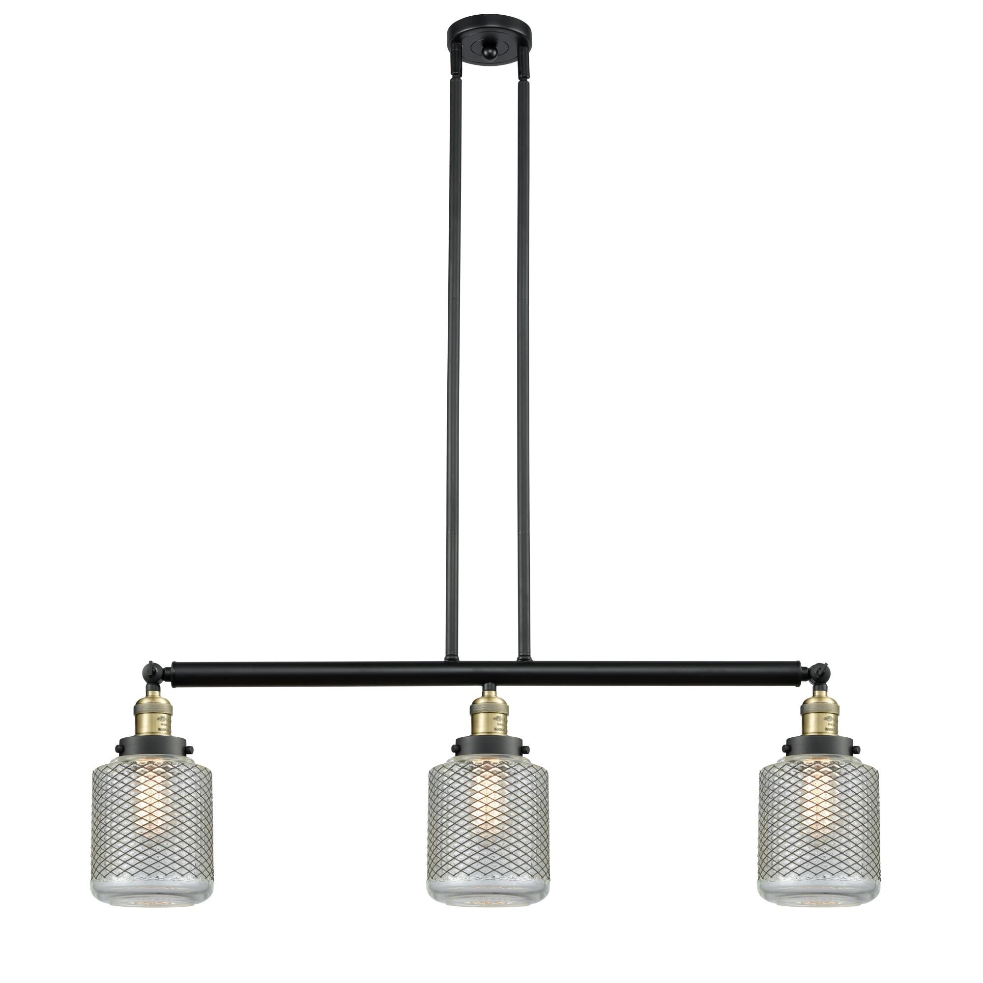 Bruno Marashlian Stanton 38 Inch 3 Light Linear Suspension Light by Innovations Lighting