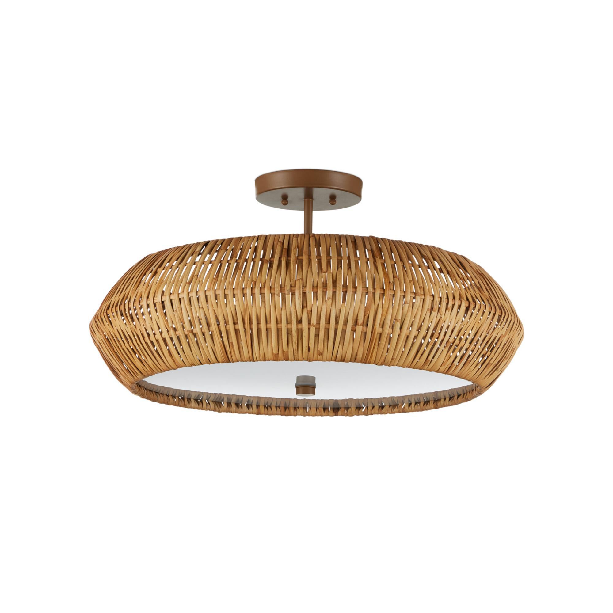 Antibes 24 Inch Semi Flush Mount,