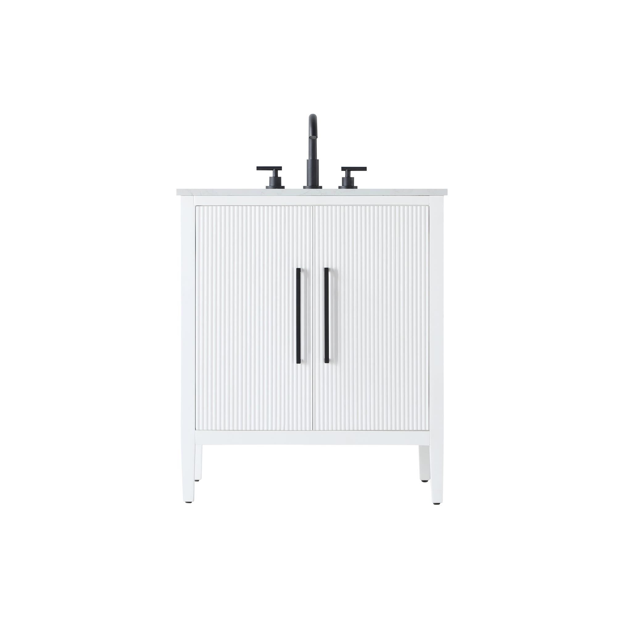 Shown in White finish