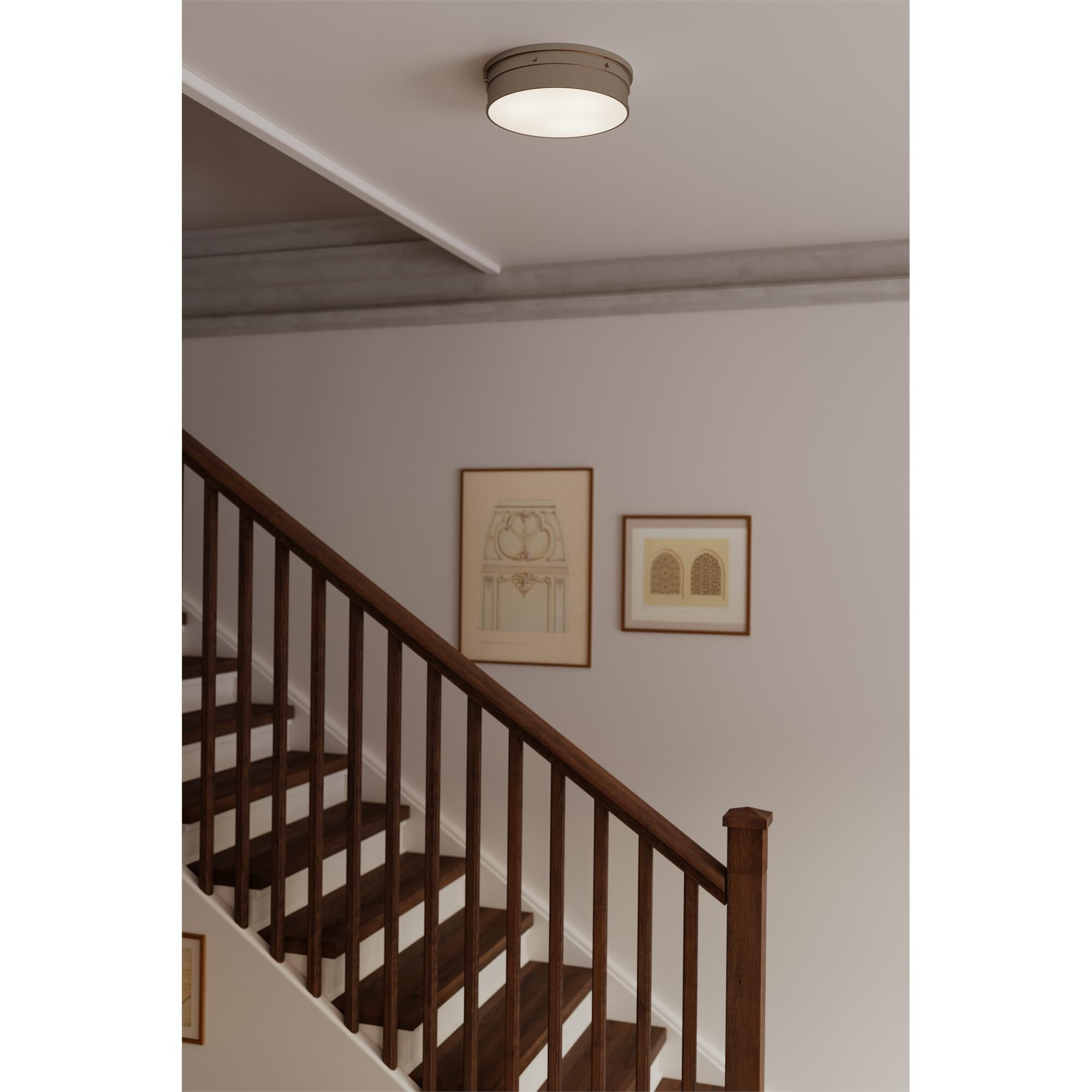 Shown in Brushed Nickel finish and Etched Opal glass