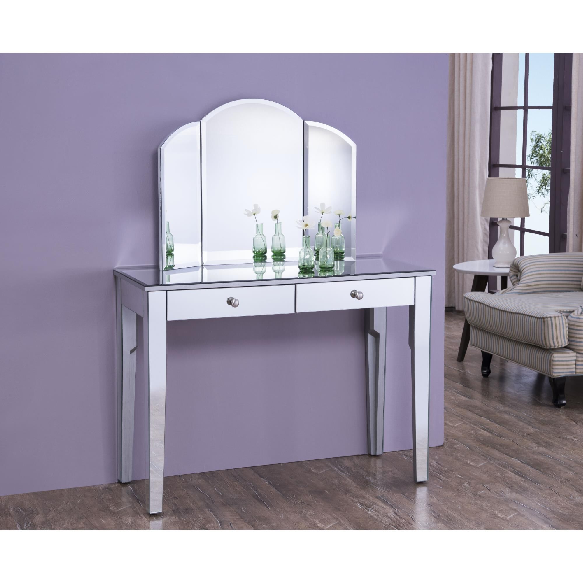Contempo Console Table by Elegant Decor