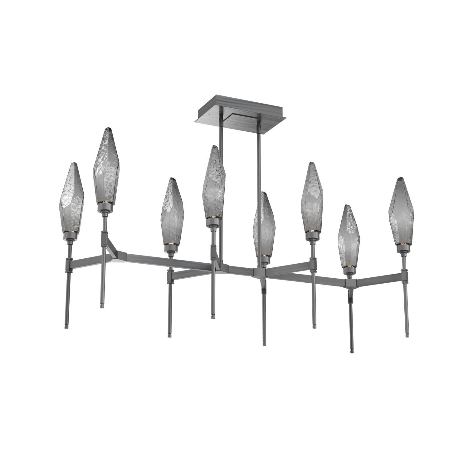 Shown in Gunmetal finish and Smoke glass