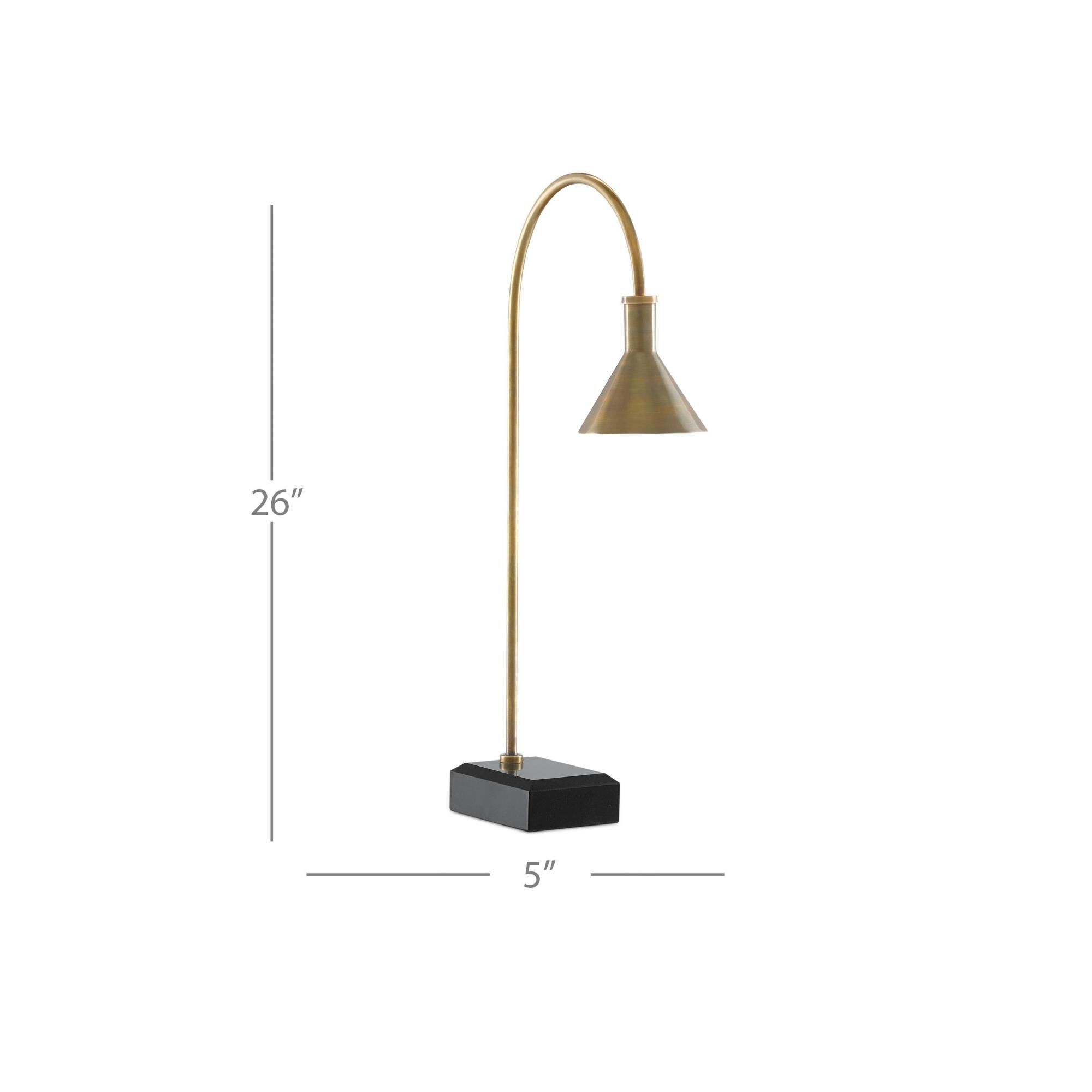 Thayer 26 Inch Desk Lamp by Currey and Company