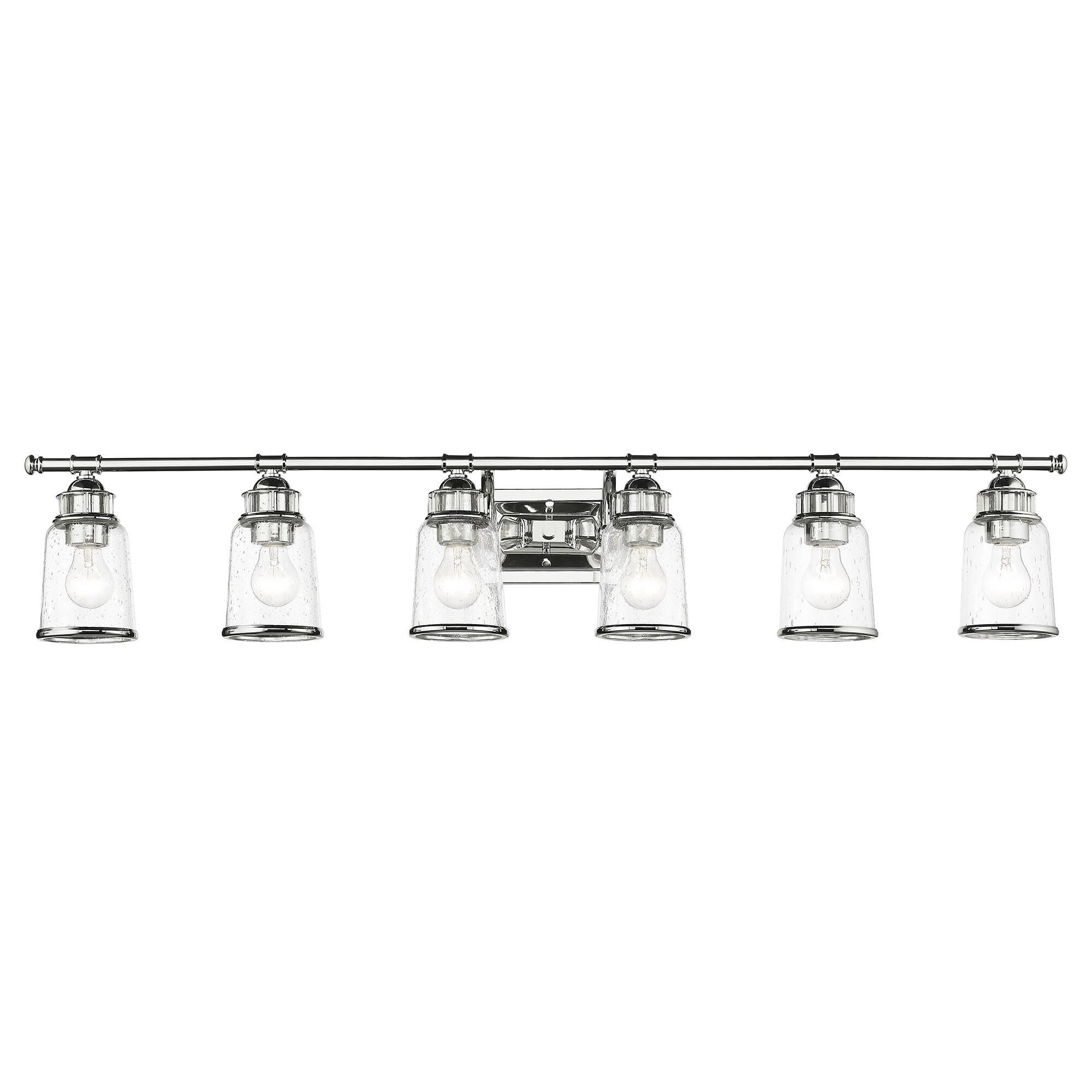 Lawrenceville 47 Inch 6 Light Bath Vanity Light by Livex Lighting