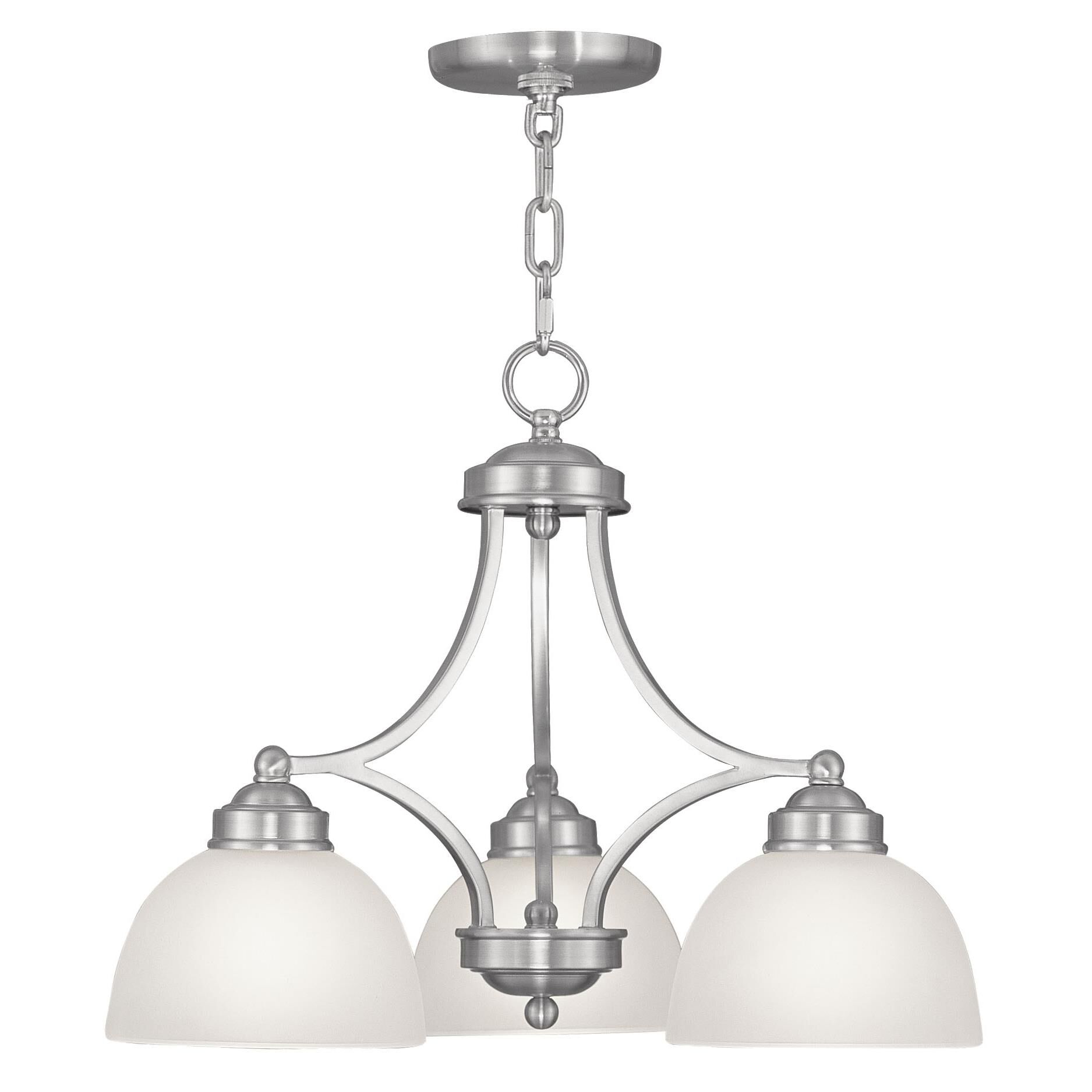 Somerset 20 Inch 3 Light Mini Chandelier by Livex Lighting
