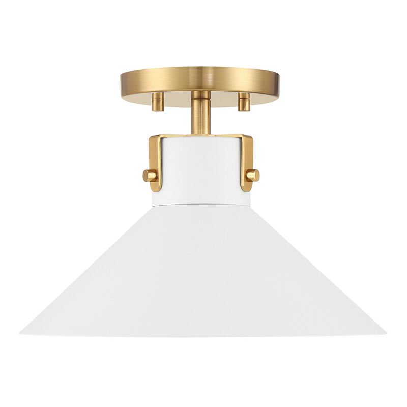 12 Inch Semi Flush Mount by Meridian Lighting