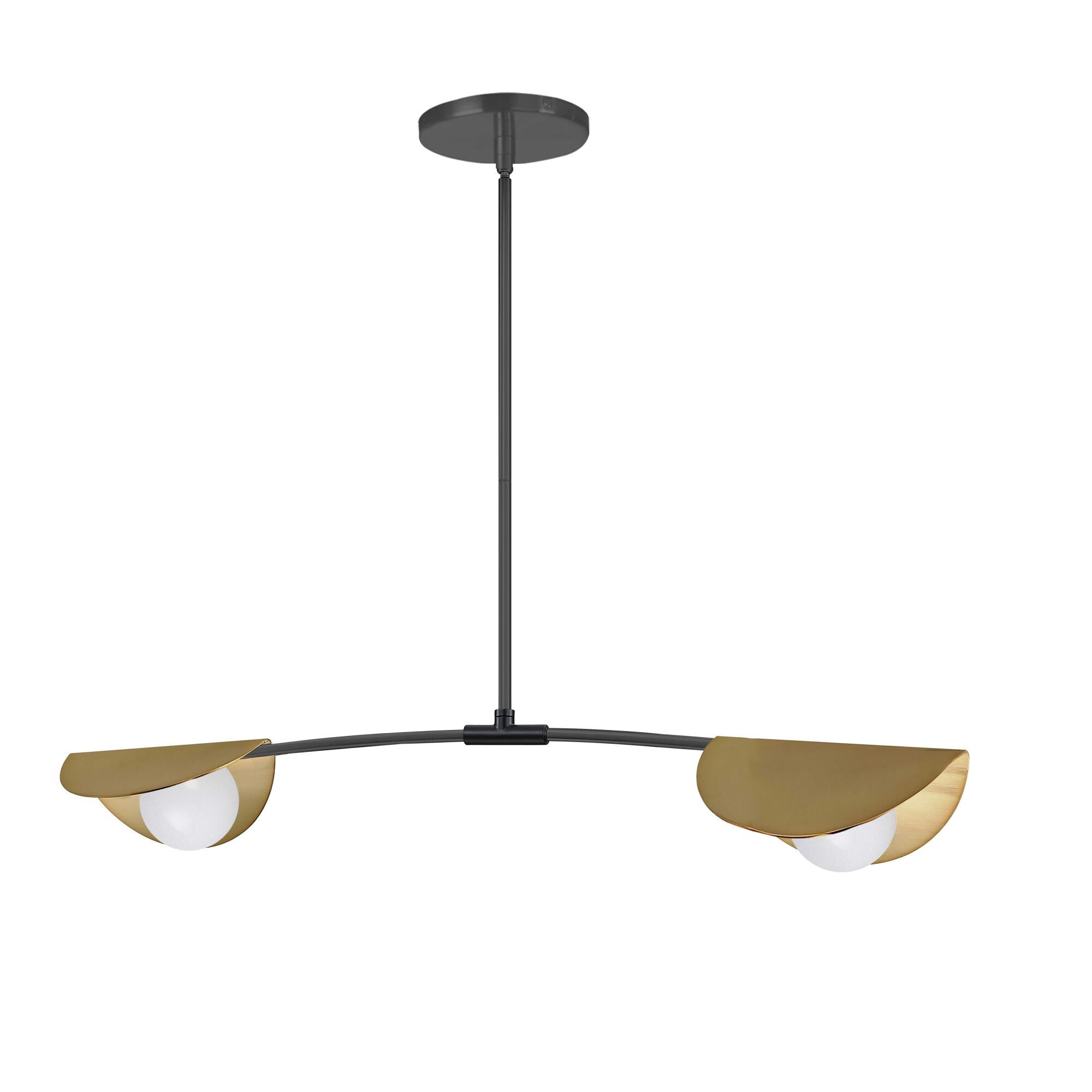 Emma 34 Inch 2 Light Linear Suspension Light by Dainolite