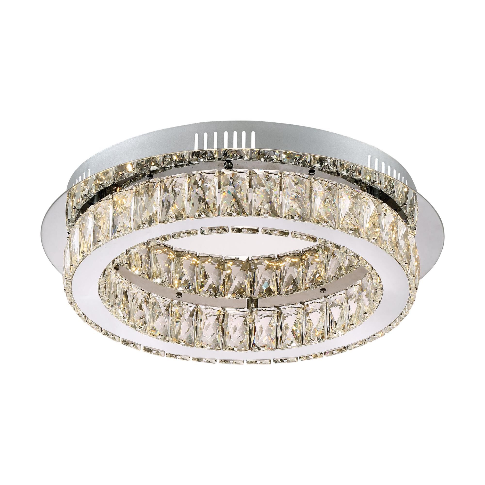 Platinum Collection Embrace 17 Inch 1 Light LED Flush Mount by Quoizel