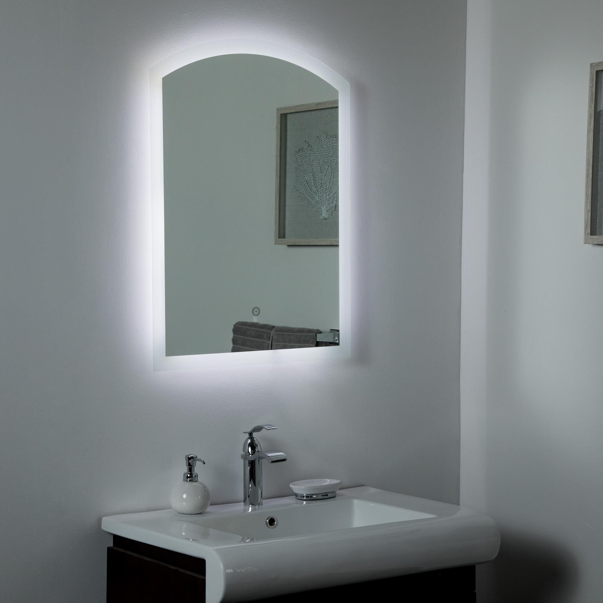 Luka LED Lighted Mirrors by Decor Wonderland