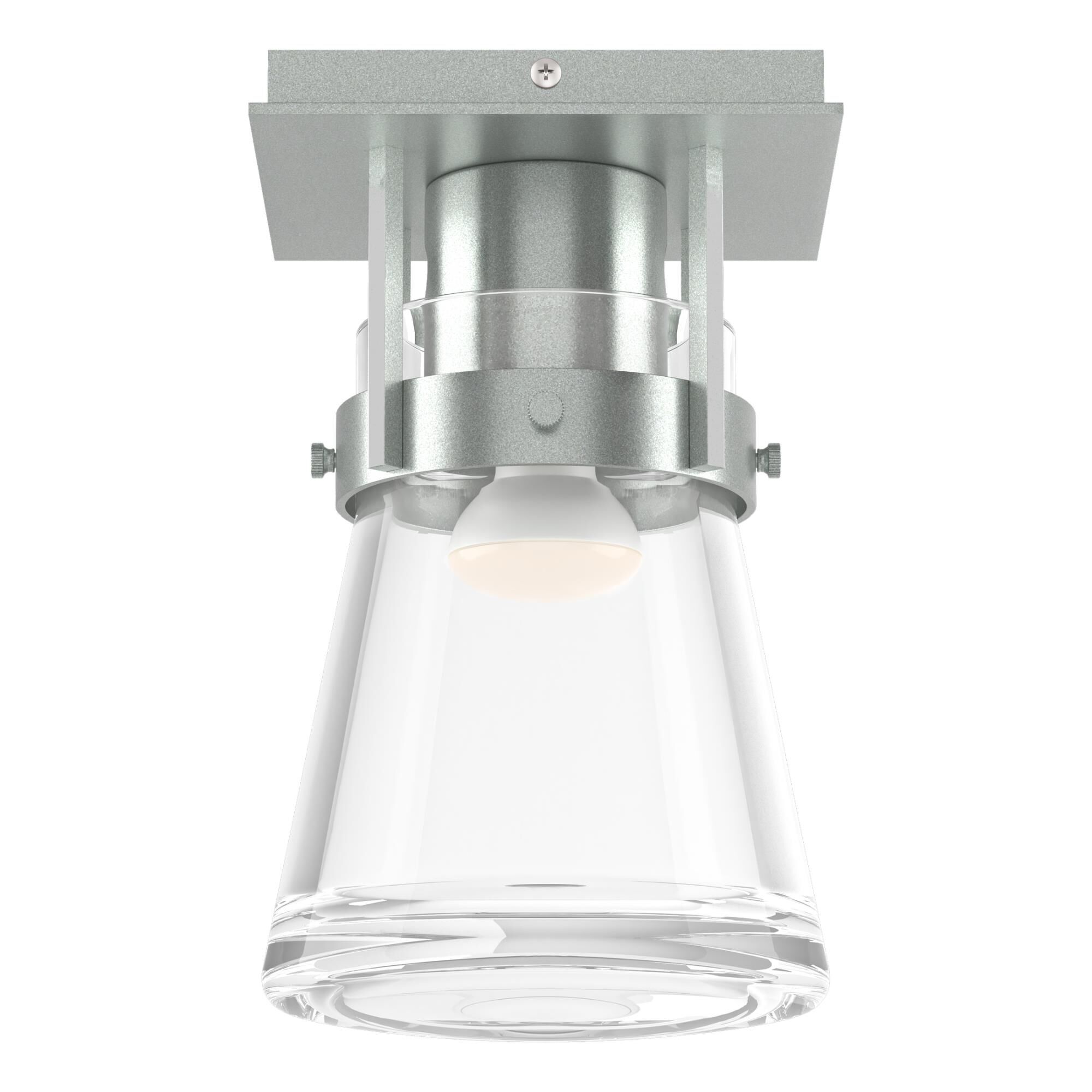 Erlenmeyer 6 Inch 1 Light Semi Flush Mount by Hubbardton Forge