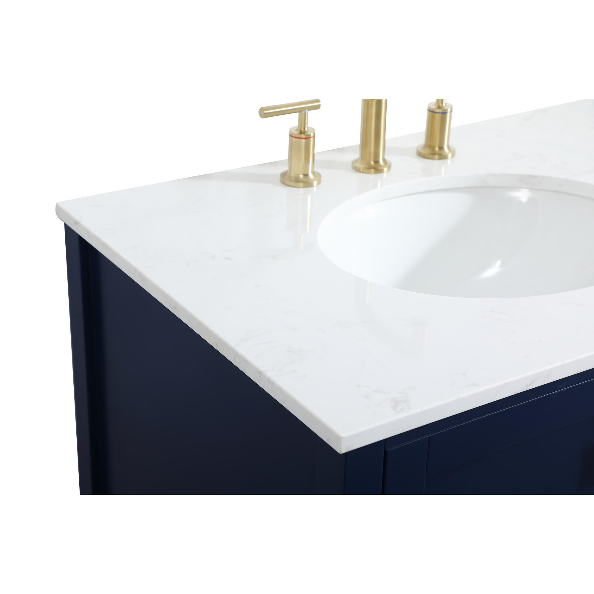 Shown in Blue finish