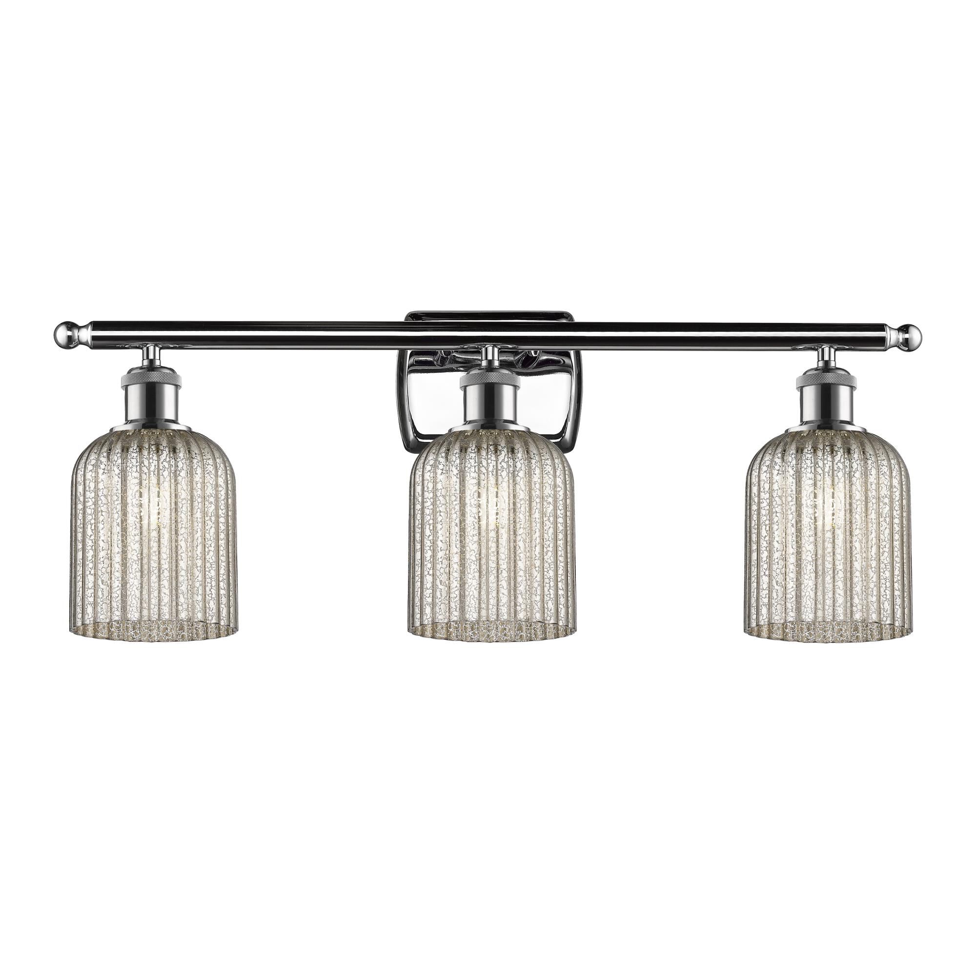 Shown in Polished Chrome finish and Mercury shade