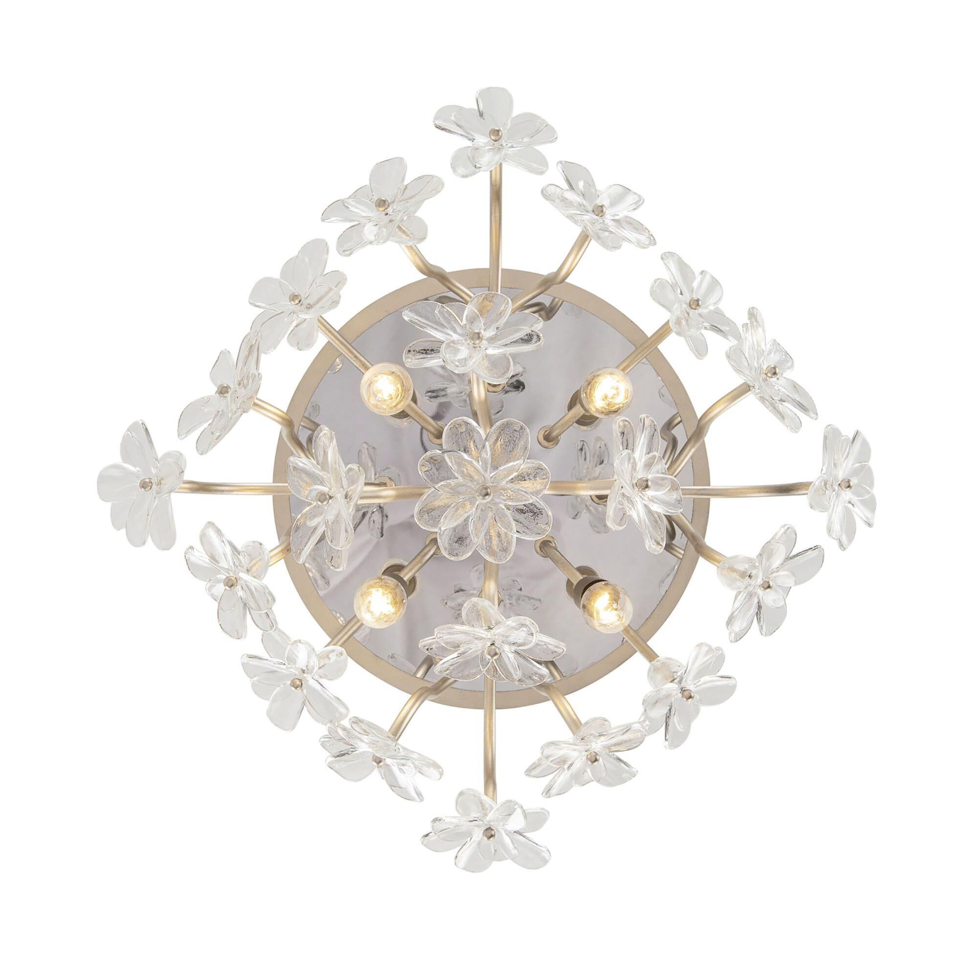 Wildflower 19 Inch 4 Light Semi Flush Mount by Varaluz