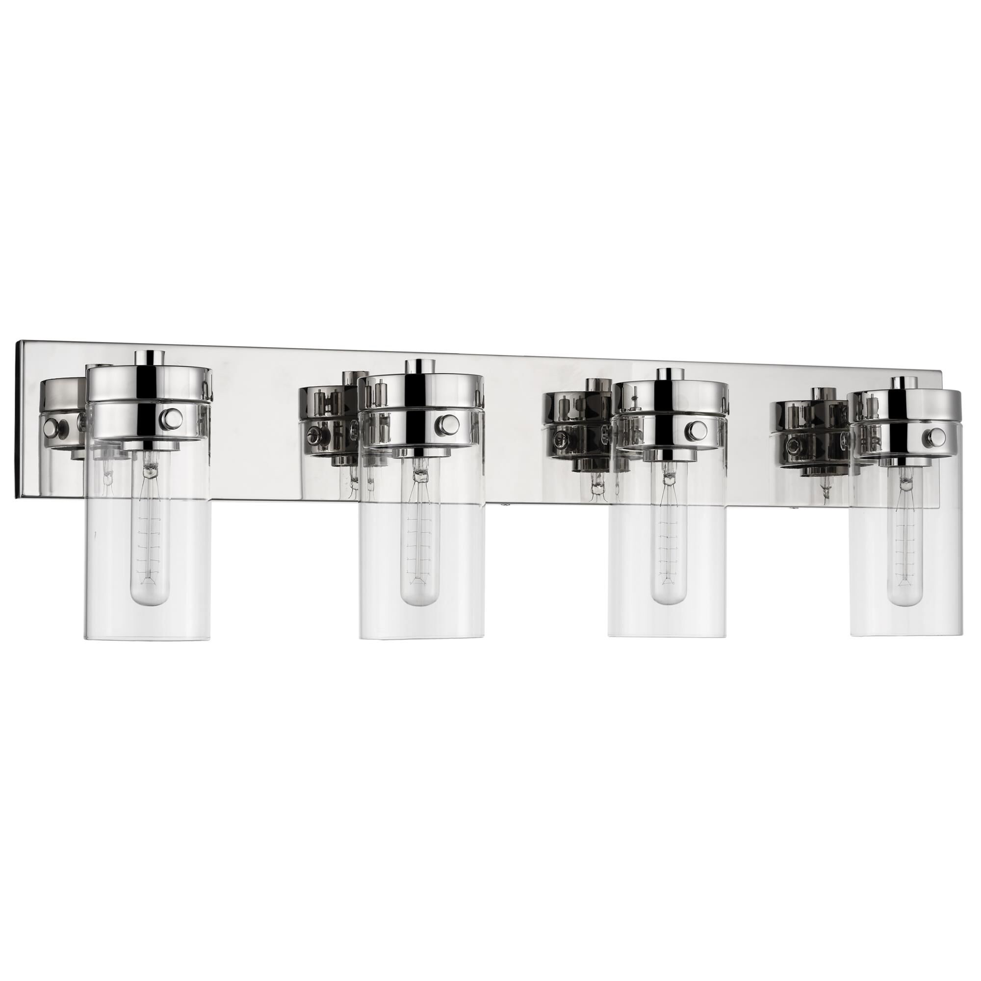 Intersection 30 Inch 4 Light Bath Vanity Light by Nuvo Lighting