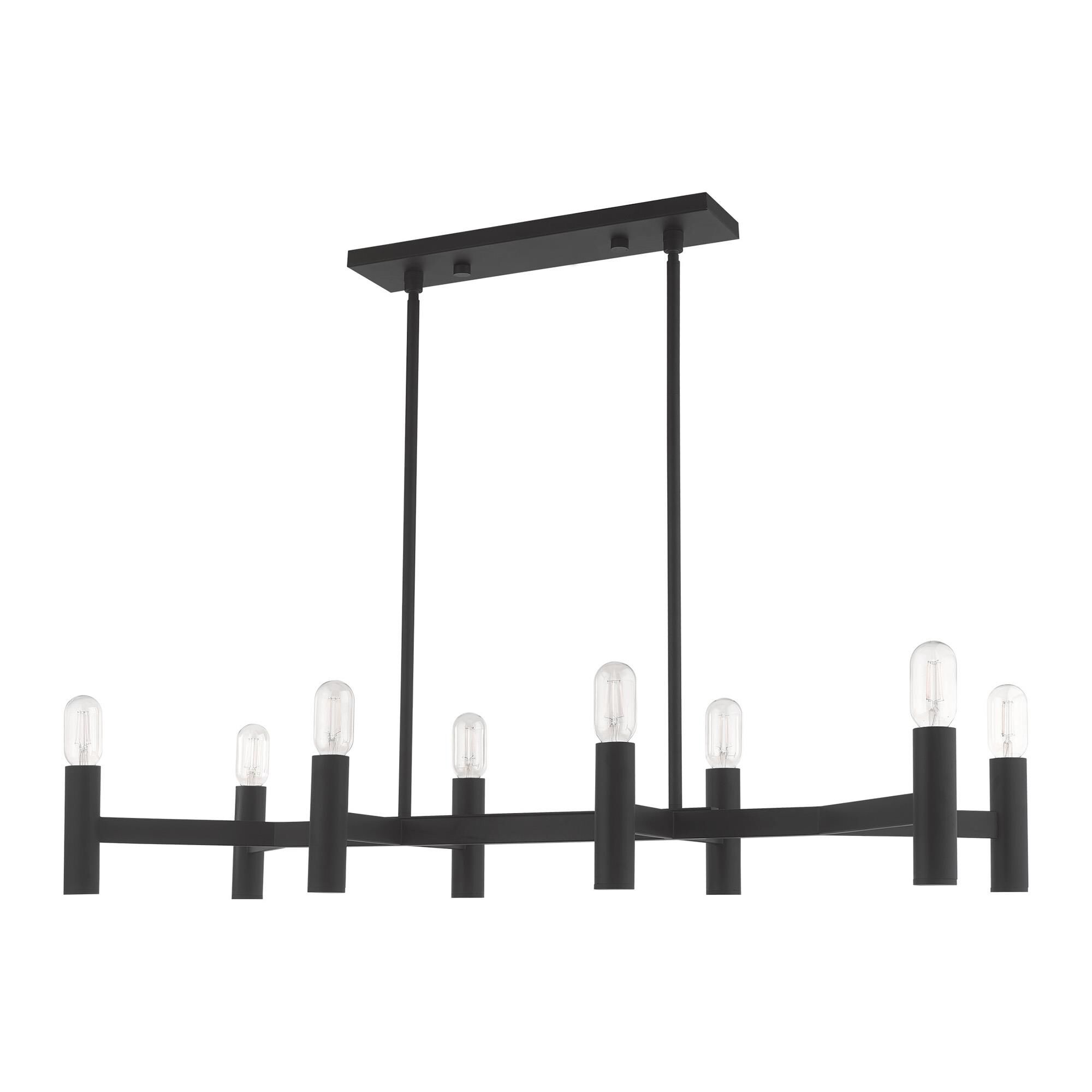 Copenhagen 40 Inch 8 Light Linear Suspension Light by Livex Lighting