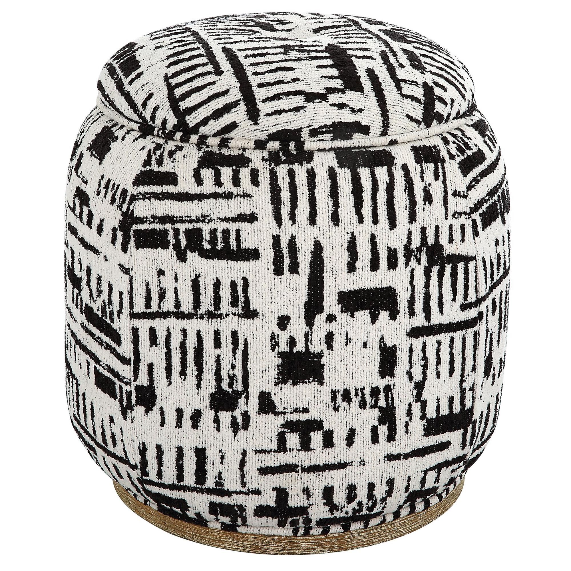 Matthew Williams Dialogue 18 Inch Ottoman By Uttermost