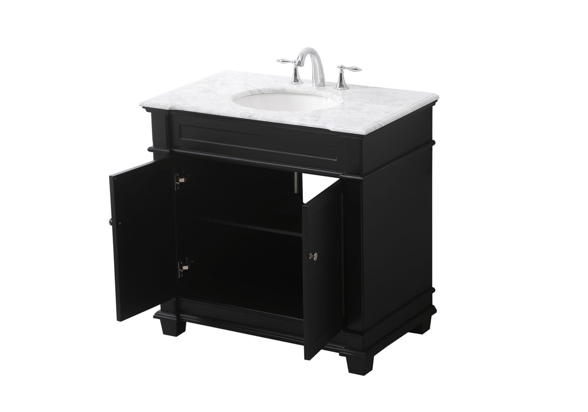Shown in Black finish