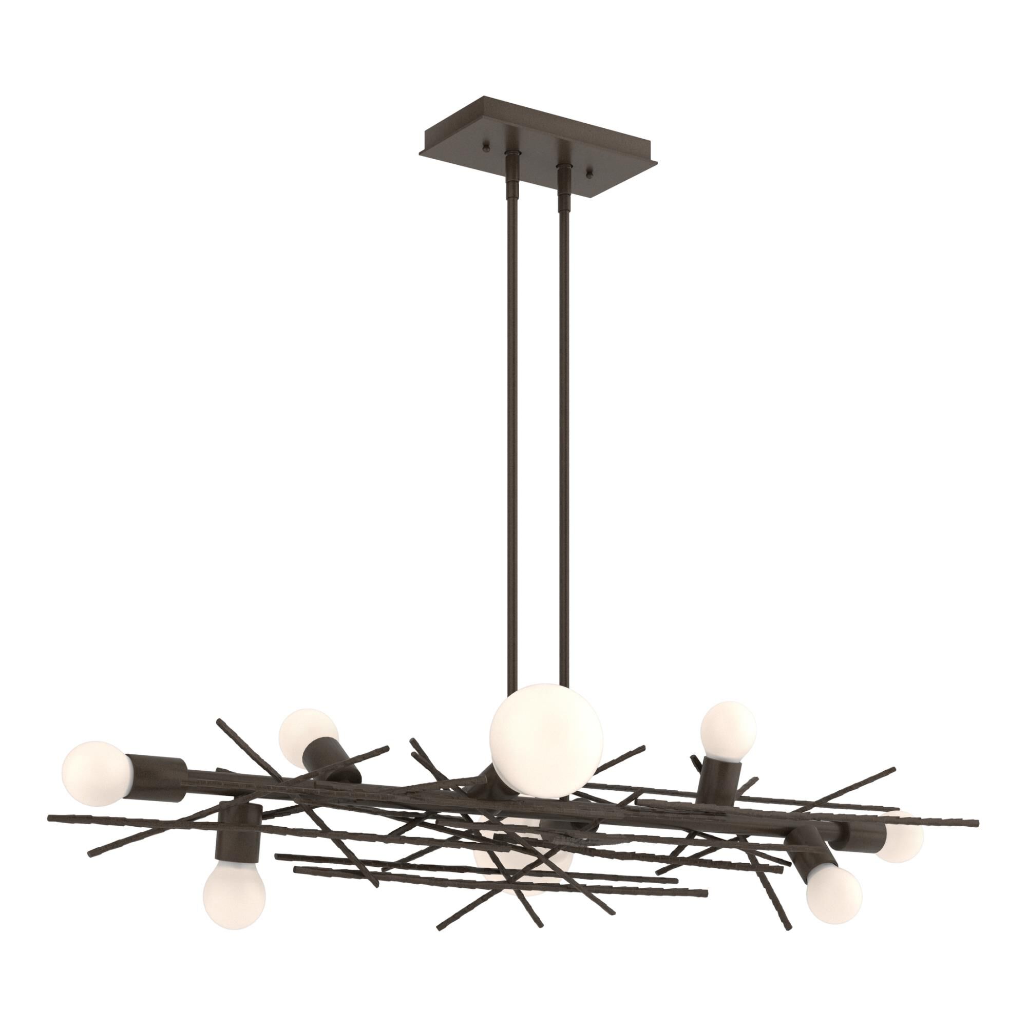 Brindille 55 Inch Linear Suspension Light by Hubbardton Forge