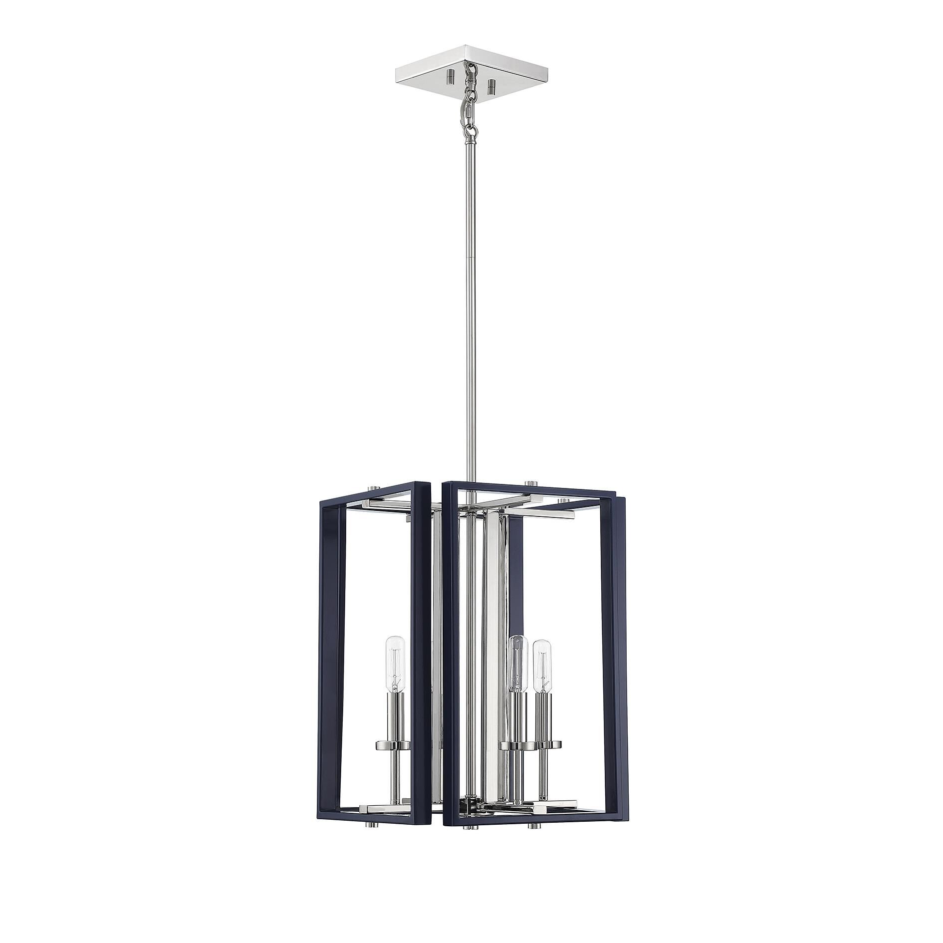 Shown in Navy With Polished Nickel Accents finish