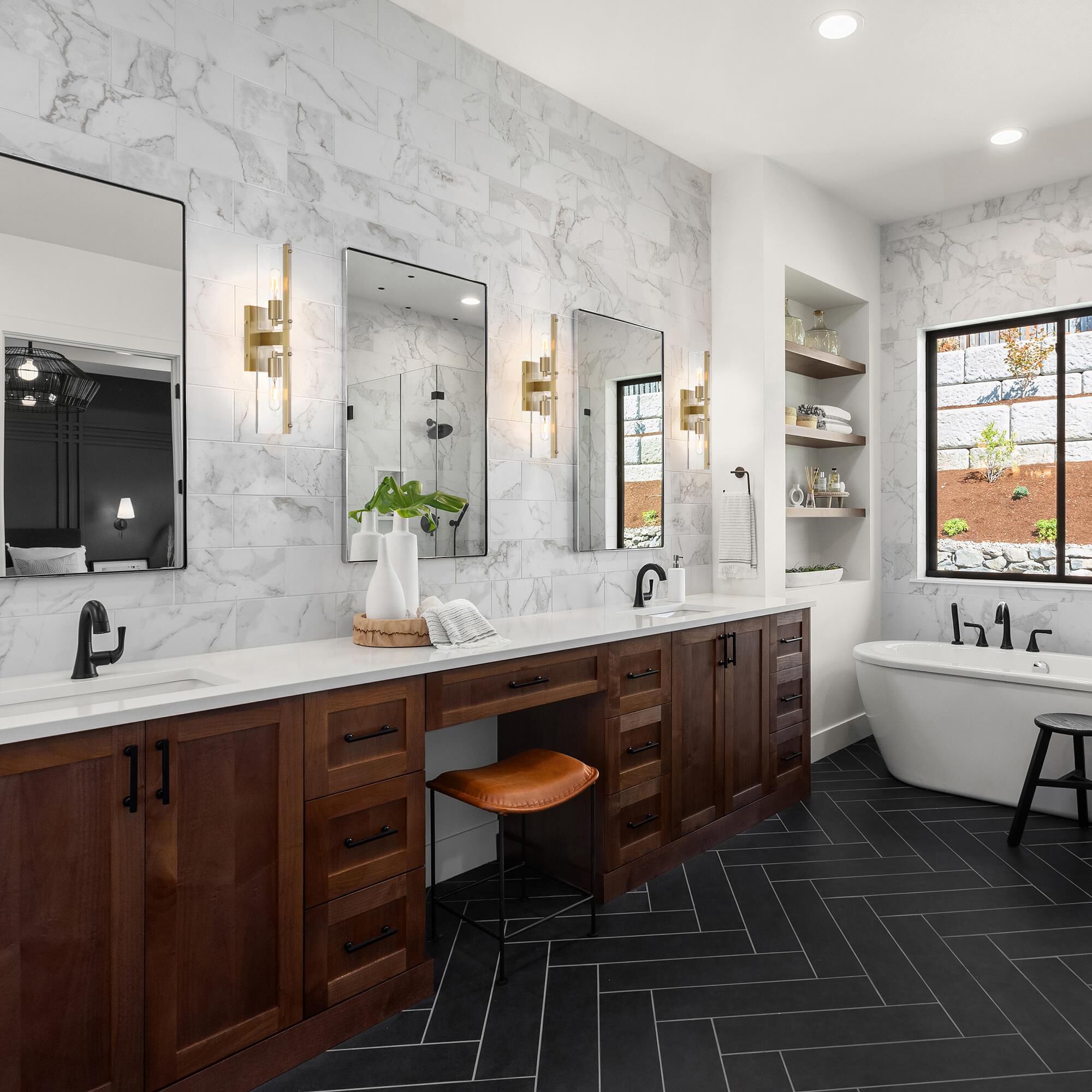 Latitude 22 Inch Wall Sconce by Designers Fountain