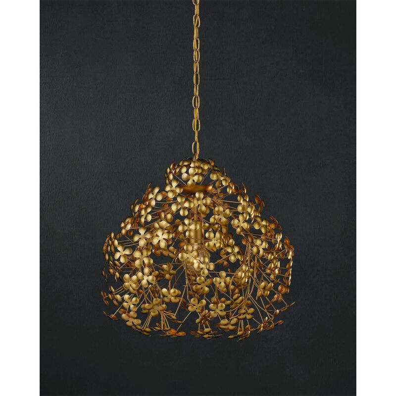 Currey and Company Cloverfield 23 Inch Large Pendant