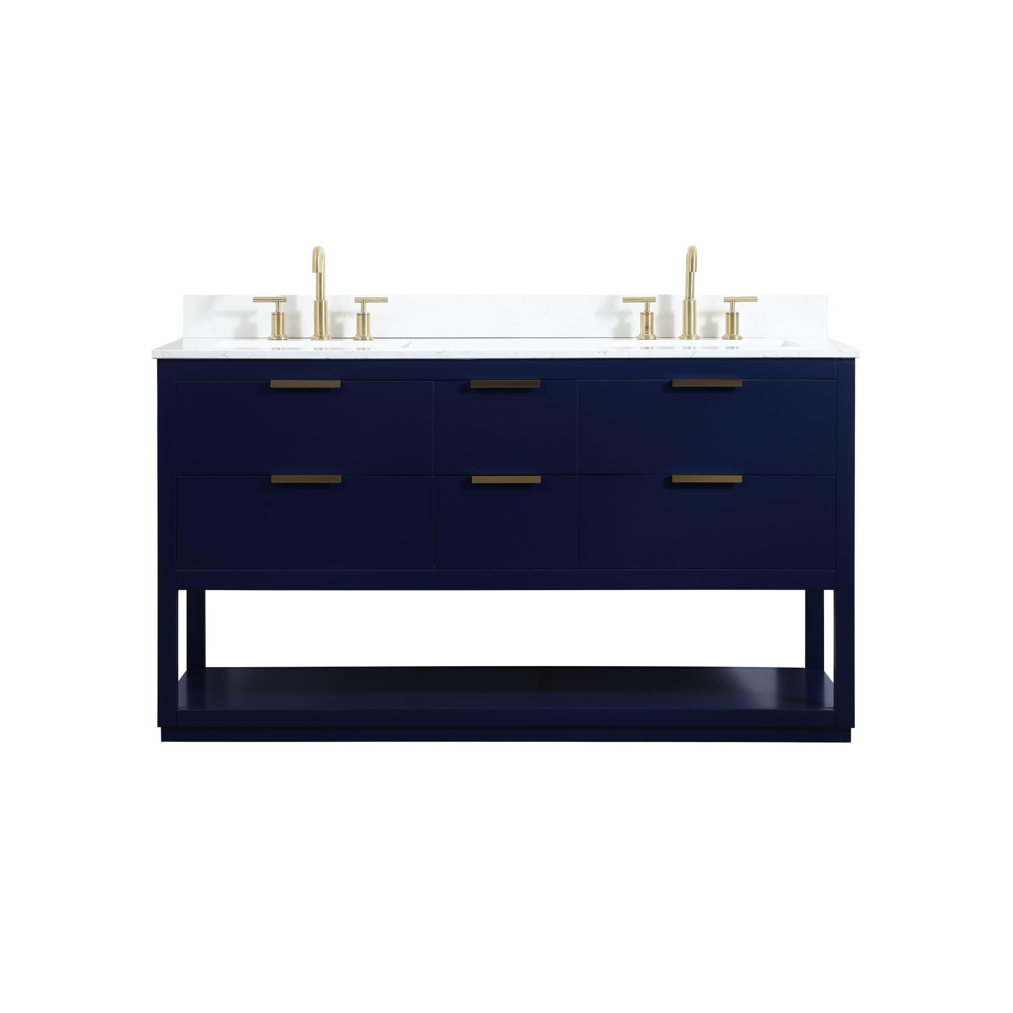 Larkin 60 Inch Bath Vanity by Elegant Decor