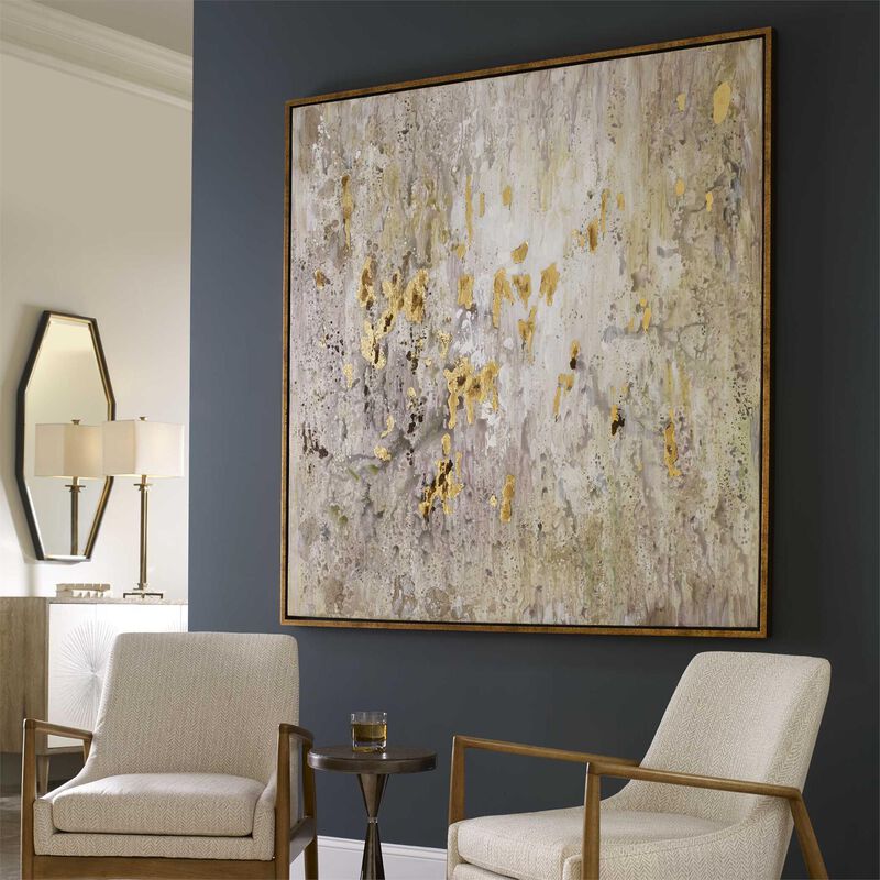 Golden Raindrops Painting by Uttermost