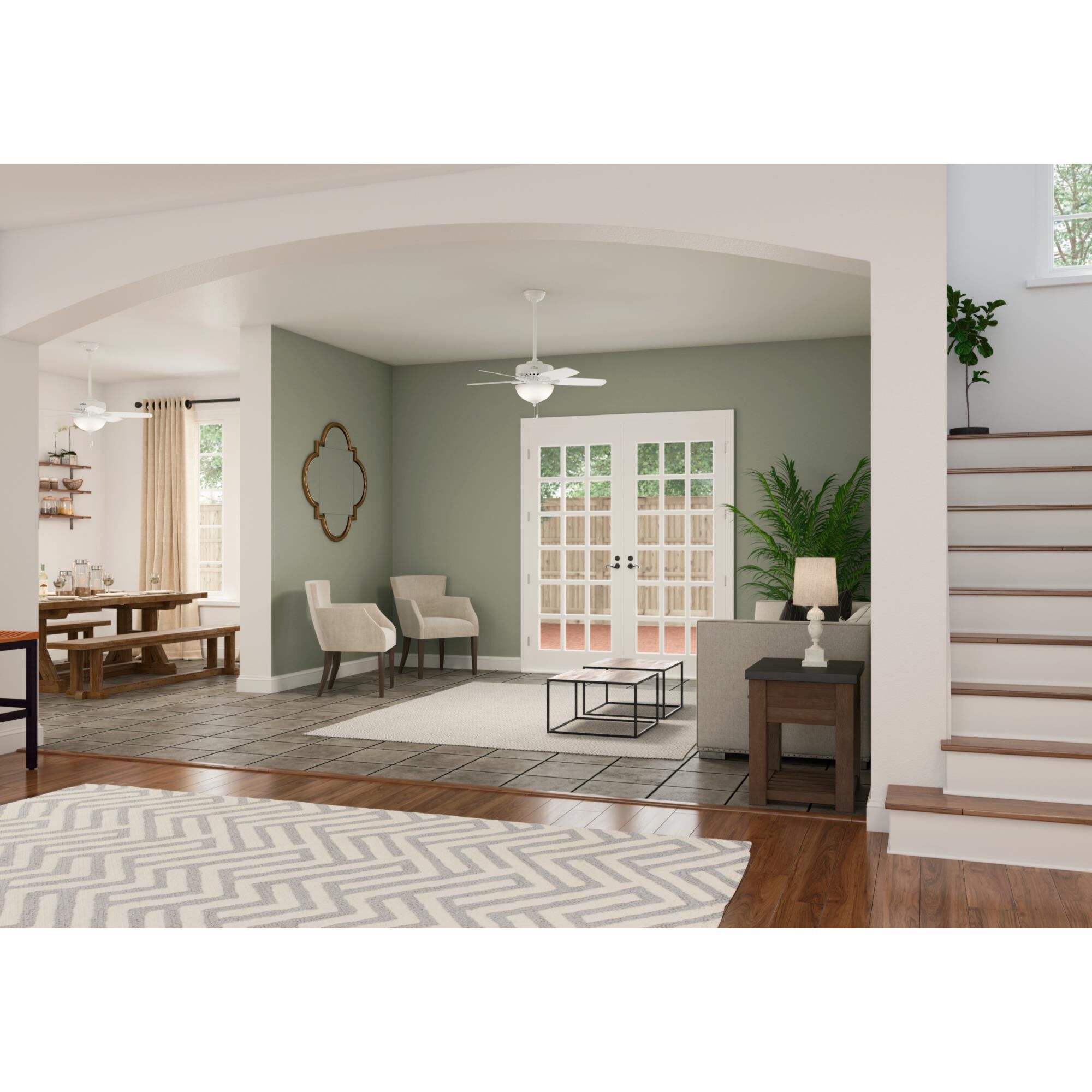 Builder 42 Inch Ceiling Fan with Light Kit by Hunter Fan