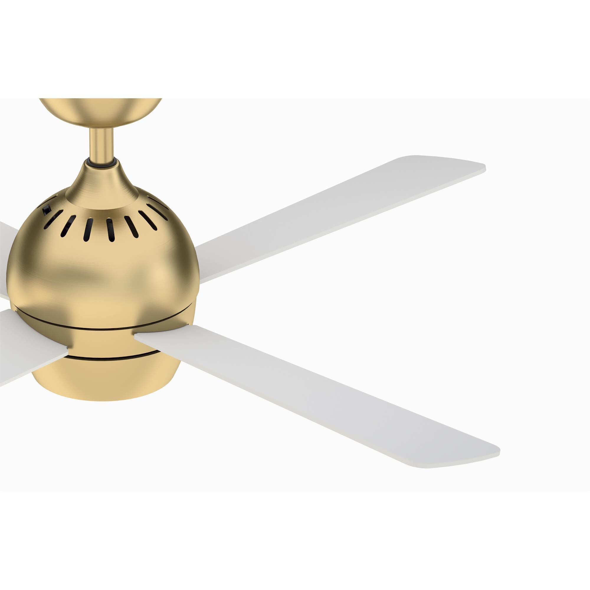 Shown in Brushed Satin Brass finish and Opal Frosted glass