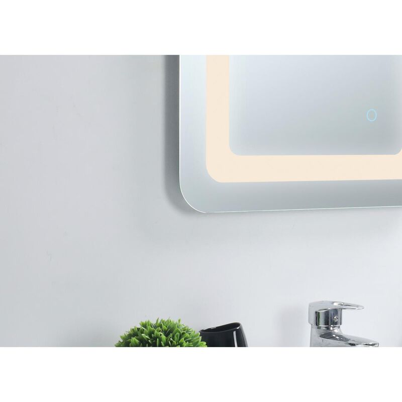 Genesis 36 Inch LED Lighted Mirror by Elegant Decor