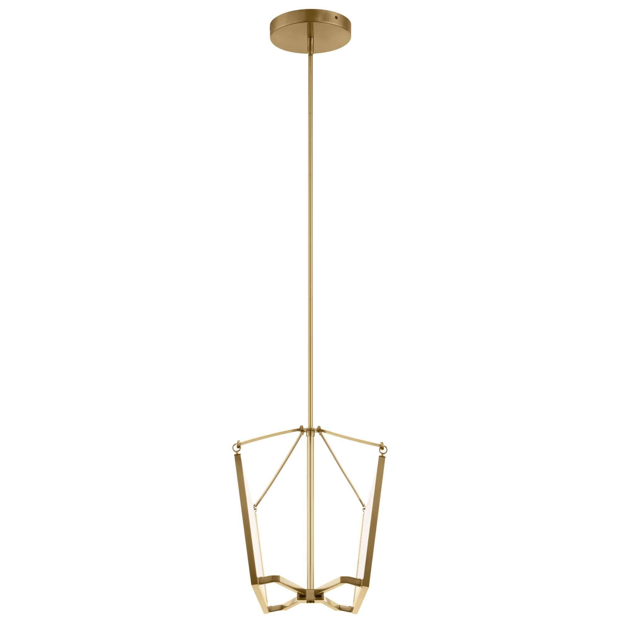 Shown in Champagne Gold finish and Light Guide Acrylic glass