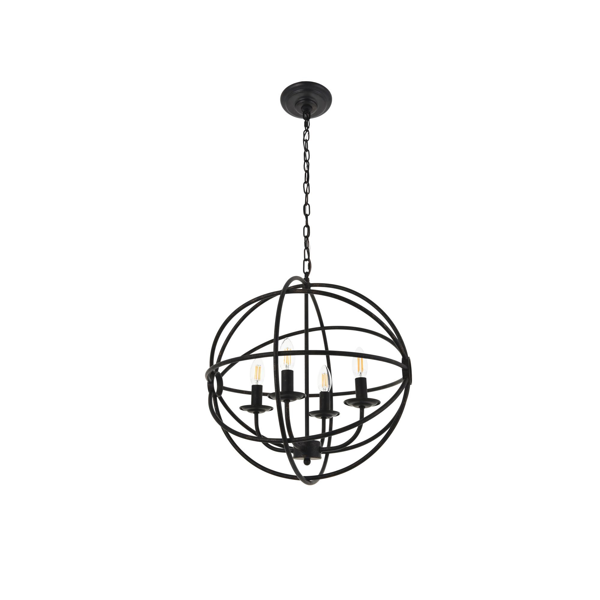 Octavia 18 Inch Large Pendant by Elegant Lighting