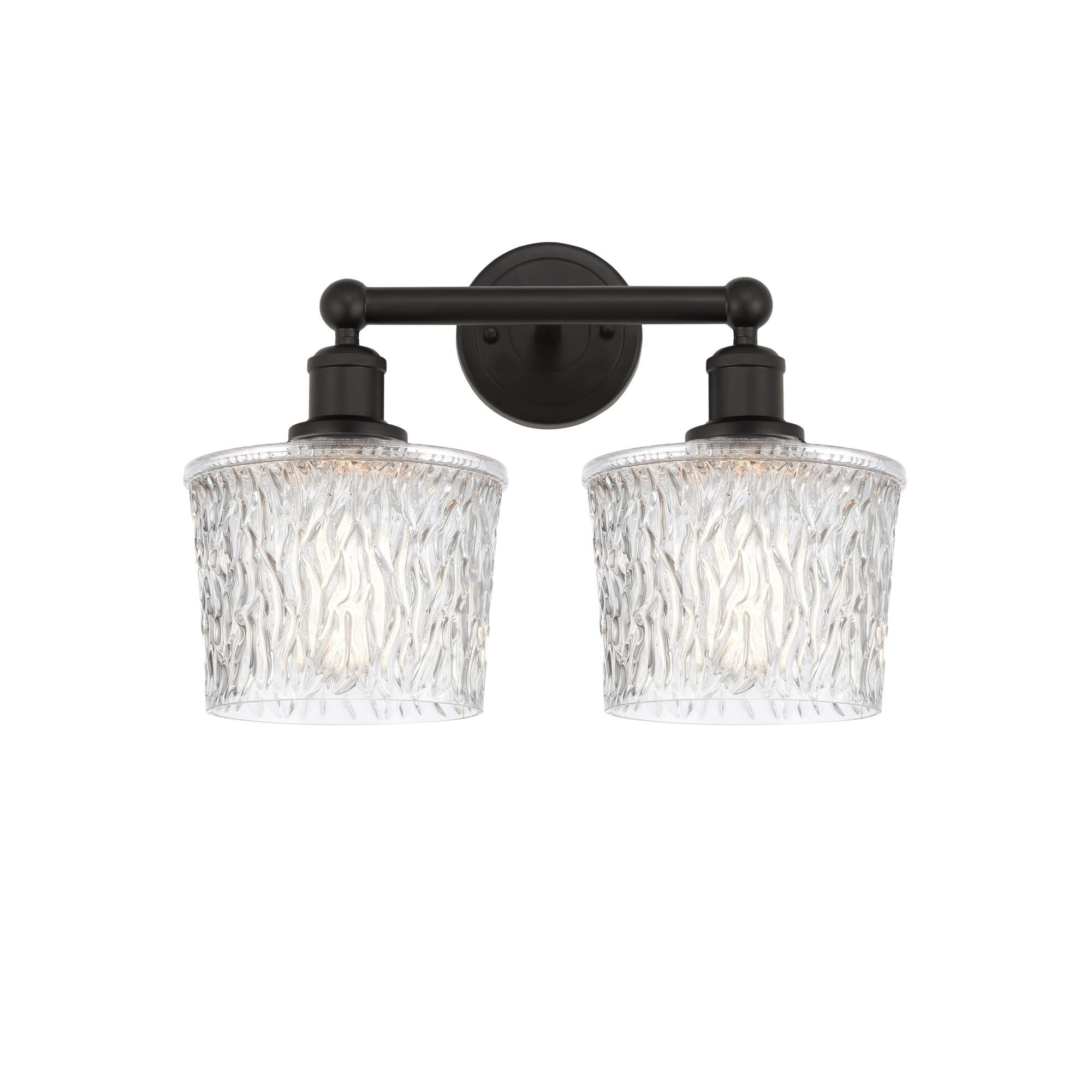 Shown in Oil Rubbed Bronze, Clear finish and Clear glass and Clear Glass shade