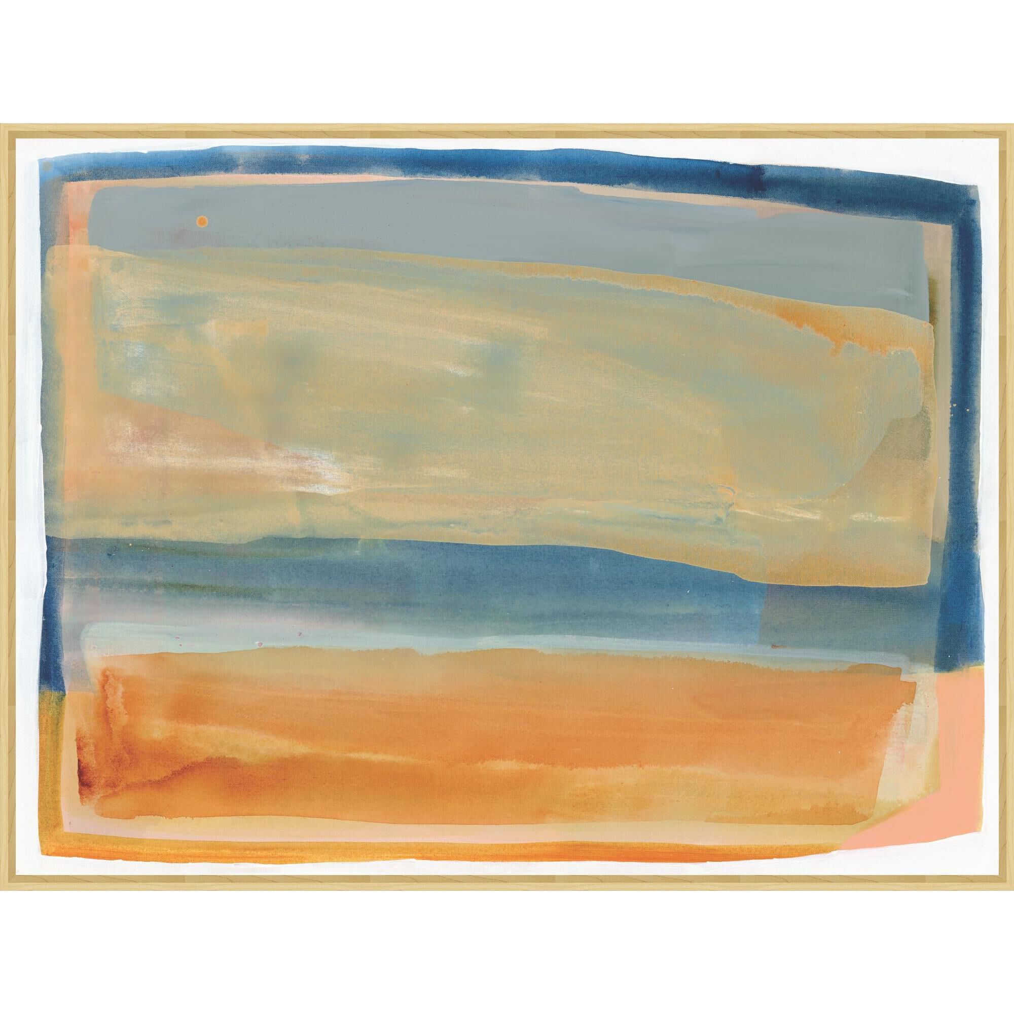 Abstract Cerulean Print by LEVEL57