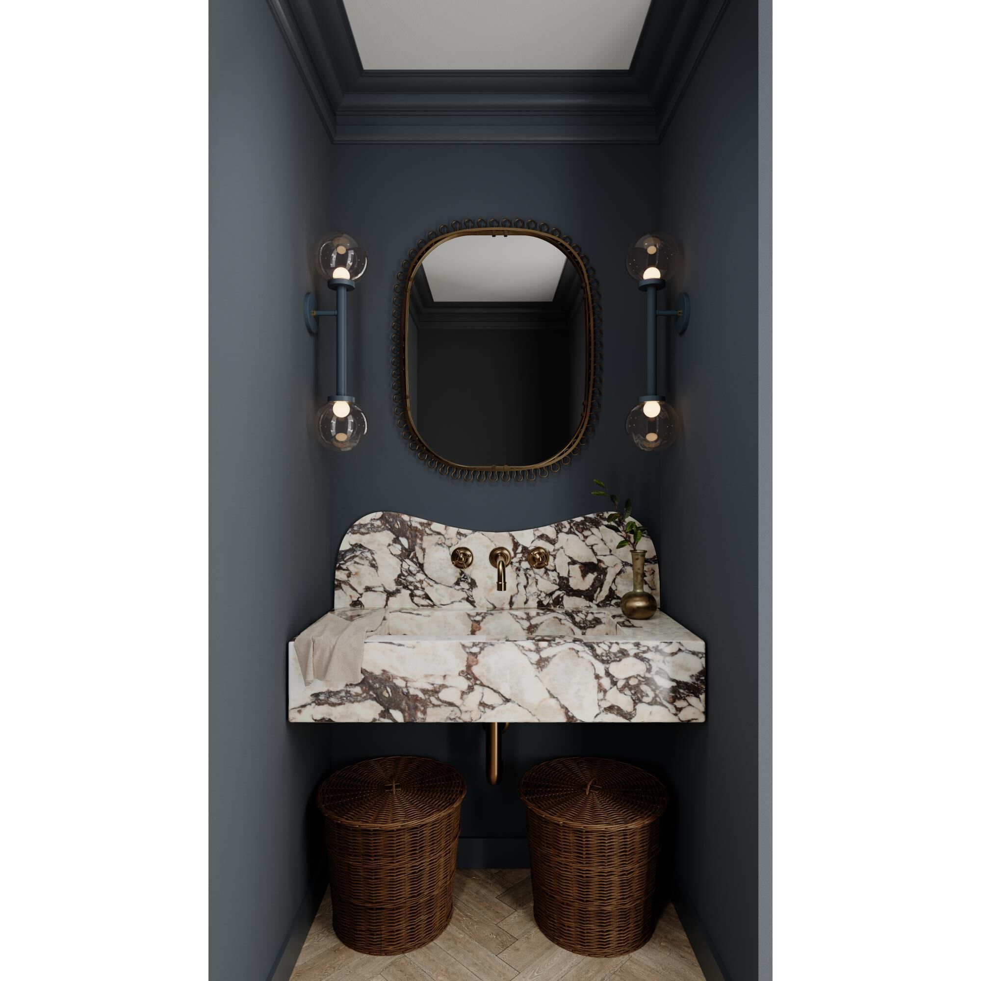 Shown in Slate Blue finish