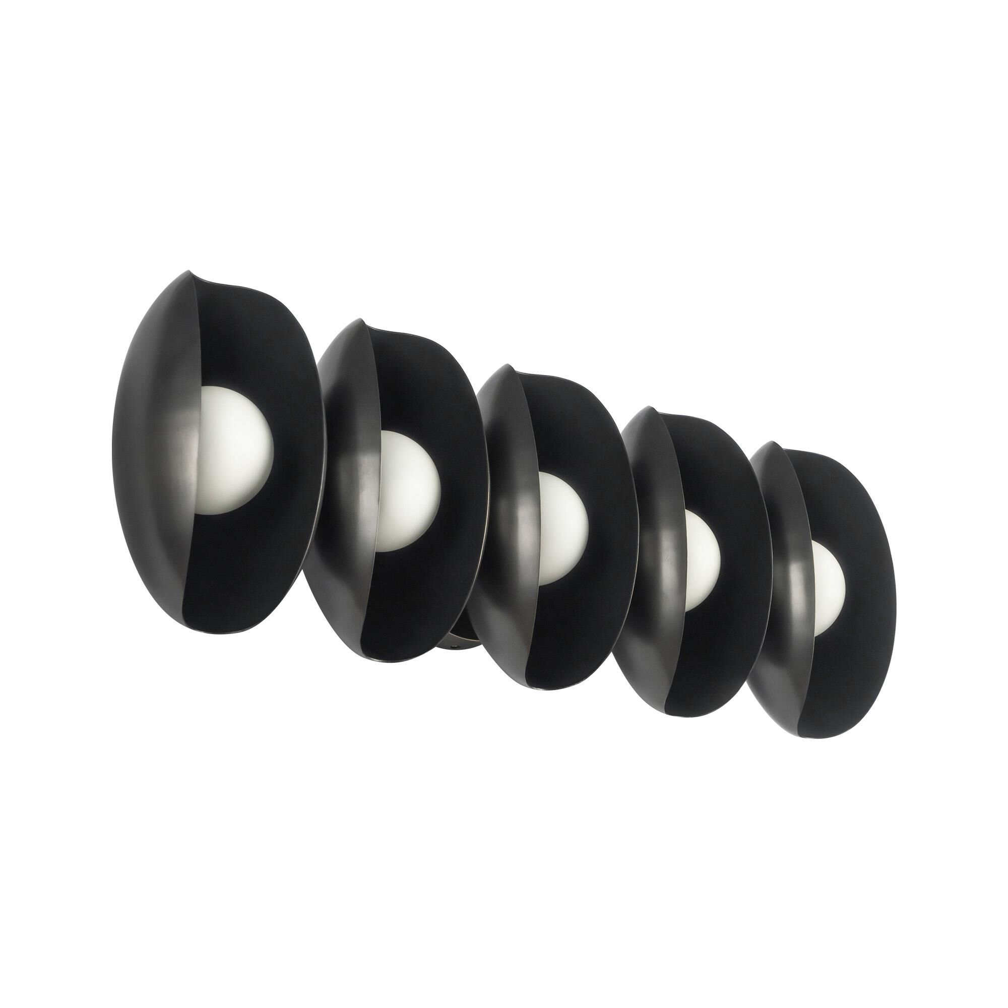 Shown in Urban Bronze finish and Matte Opal glass