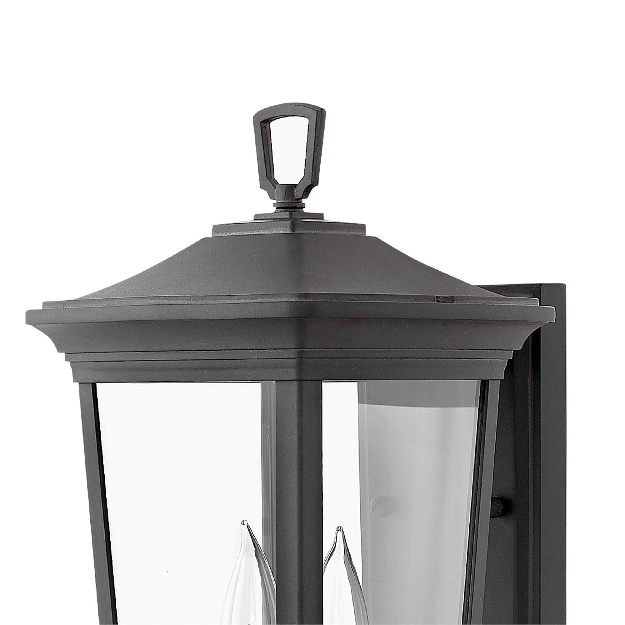 Shown in Museum Black finish and Clear glass