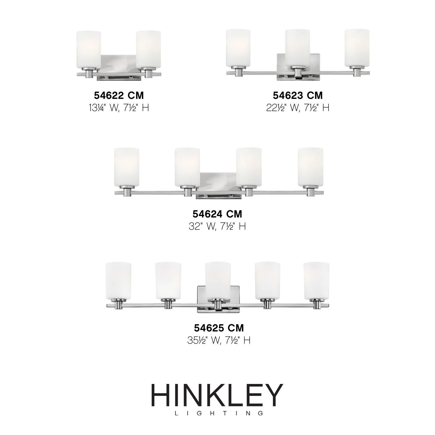 Karlie 23 Inch Bath Vanity Light by Hinkley Lighting