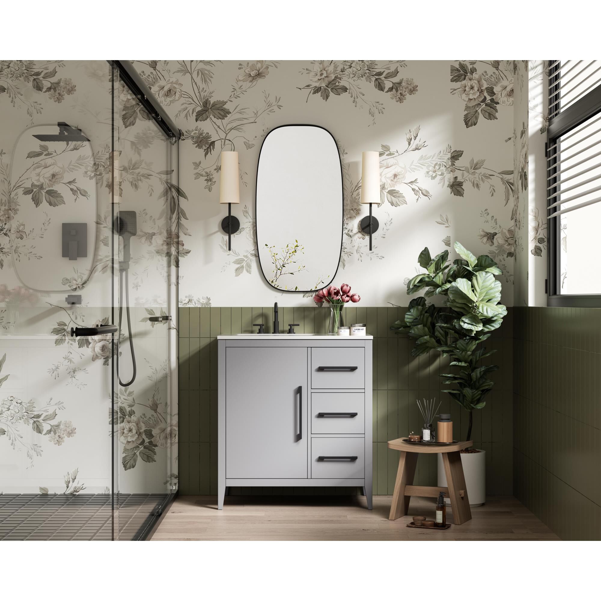 Millie 32 Inch Bath Vanity by Elegant Dcor