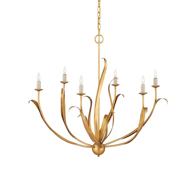 Menefee 6 Light Chandelier by Currey and Company