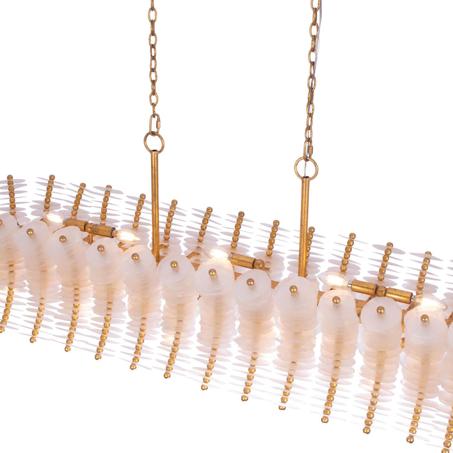 Shown in Oxidized Gold Leaf finish