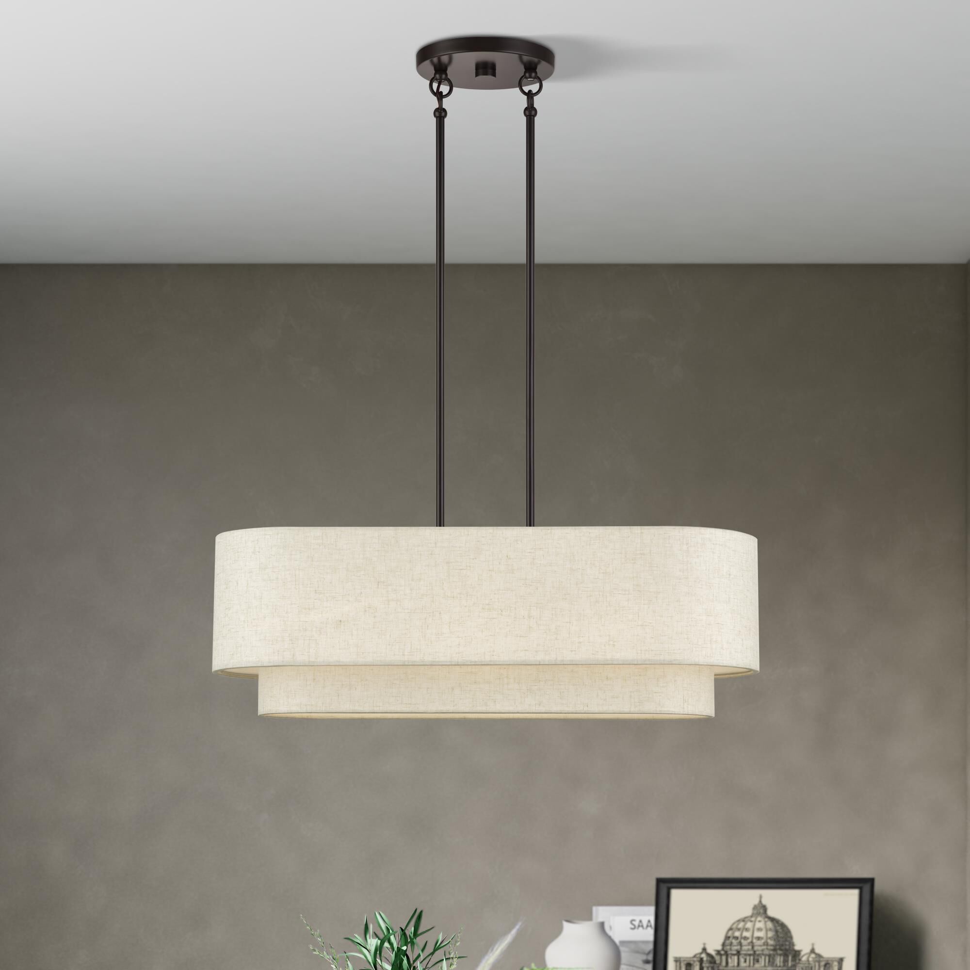 Manorwood 30 Inch Linear Suspension Light by Livex Lighting