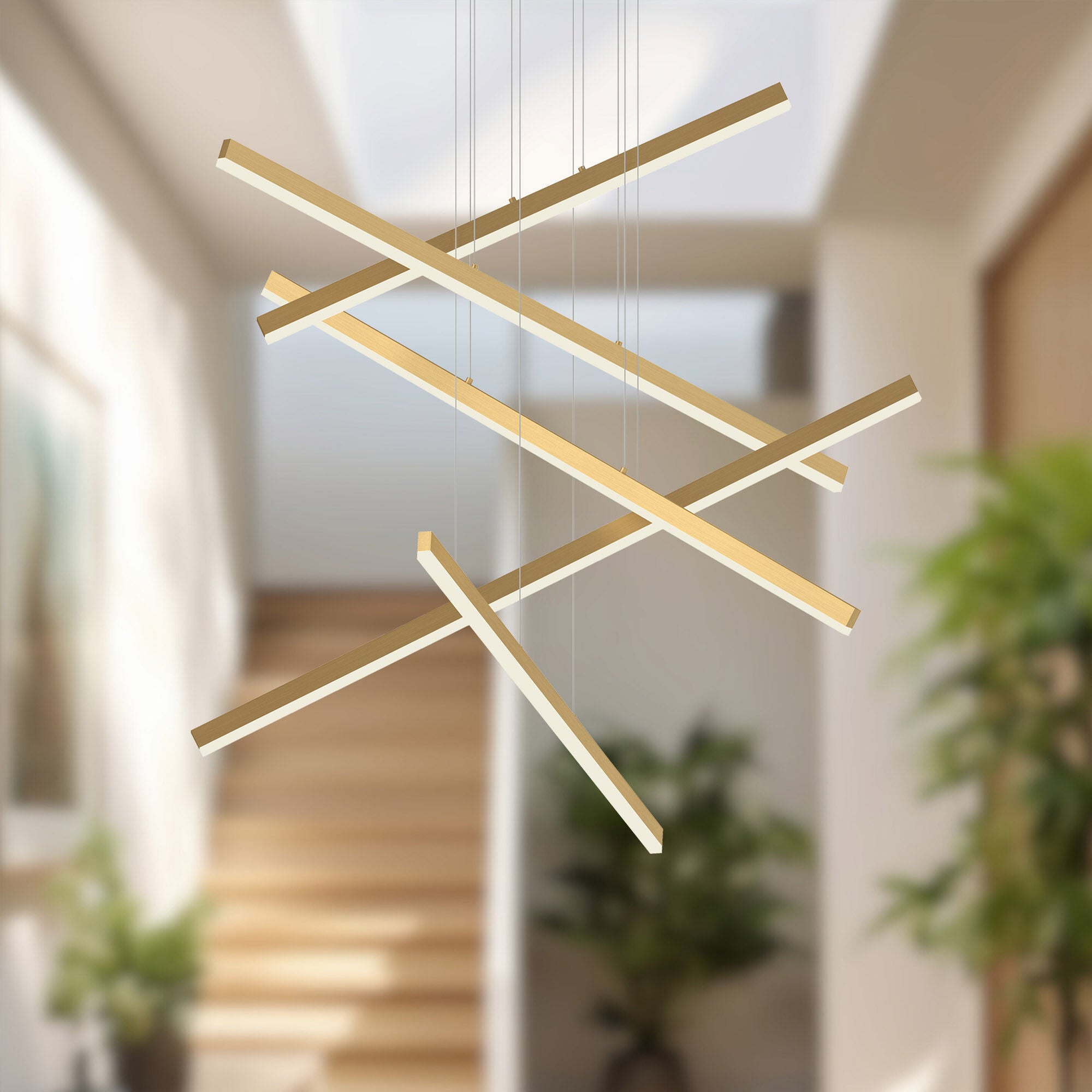 Shown in Brushed Gold finish