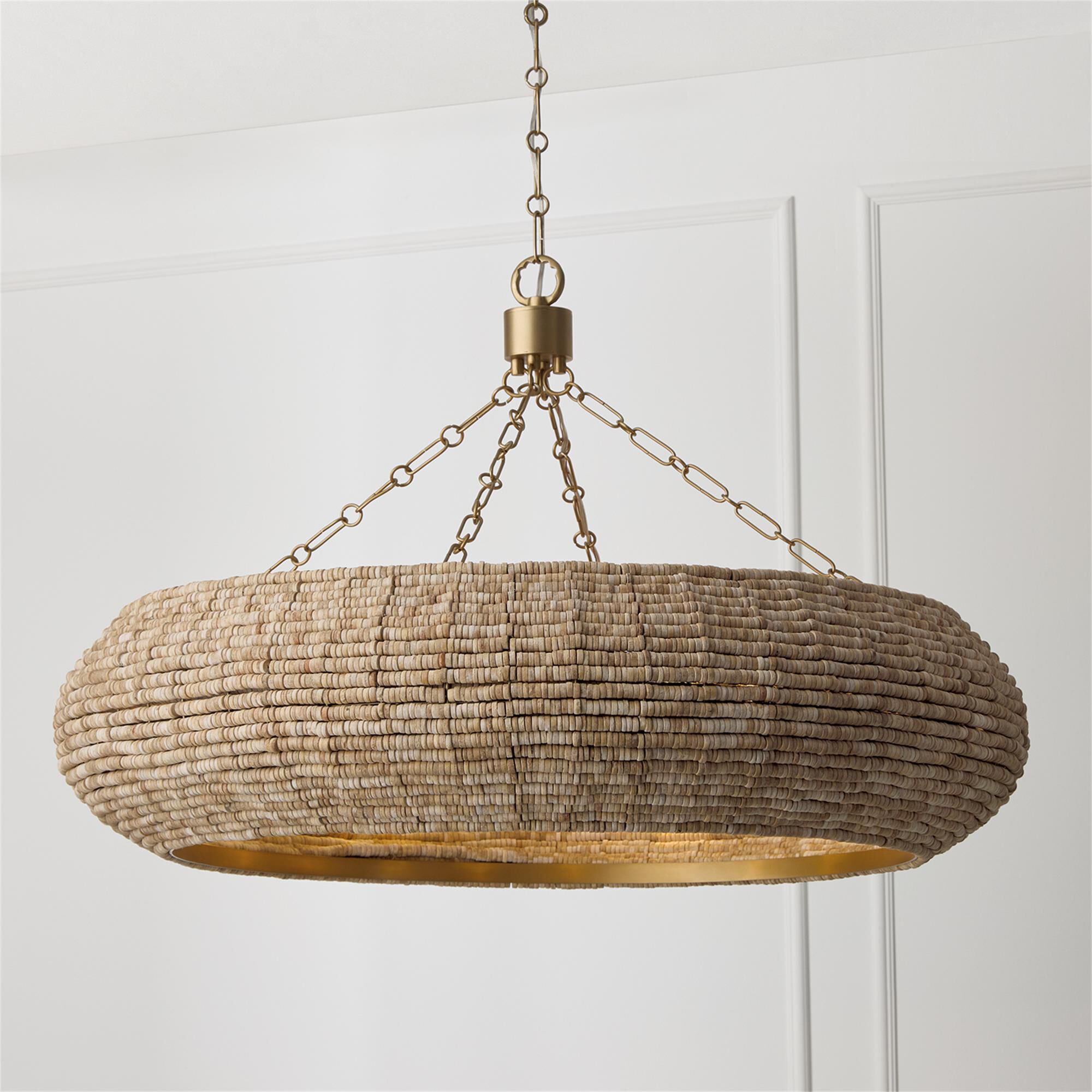 Shown in Light Fawn And Matte Brass finish