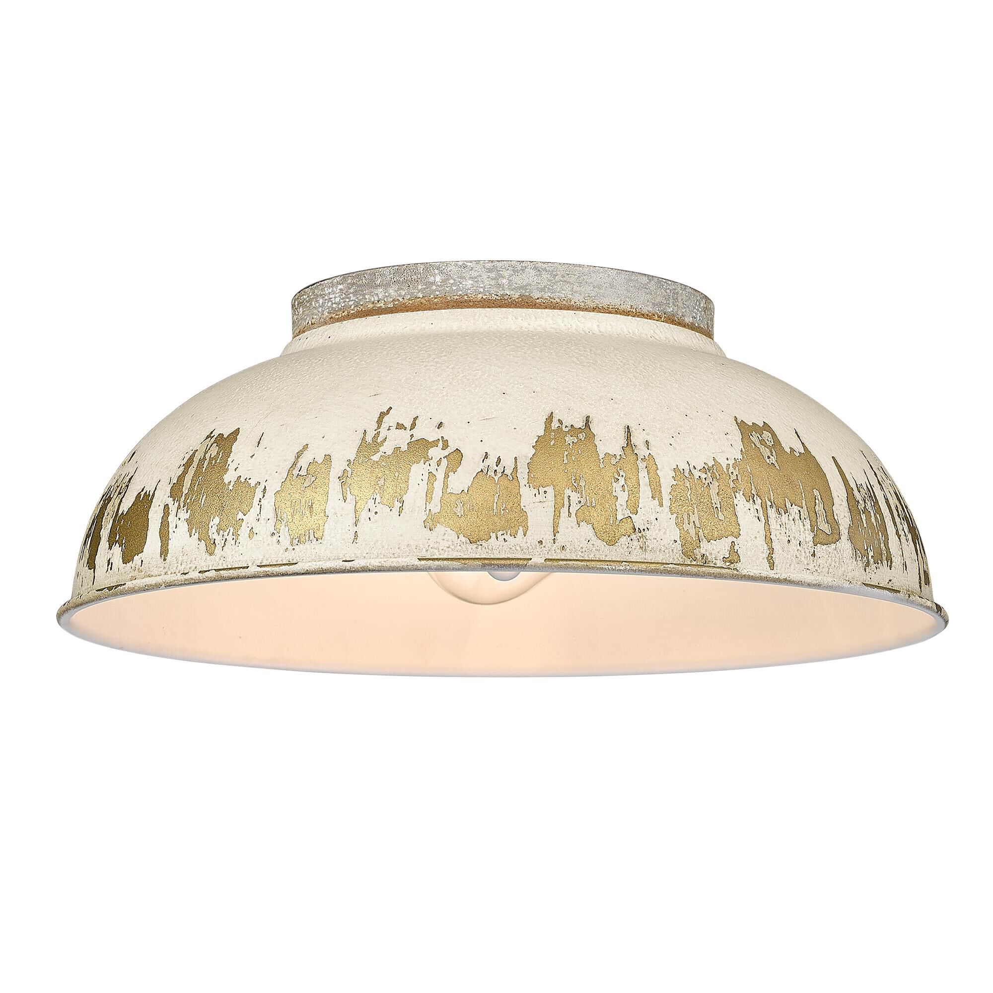 Kinsley 14 Inch 2 Light Flush Mount by Golden Lighting