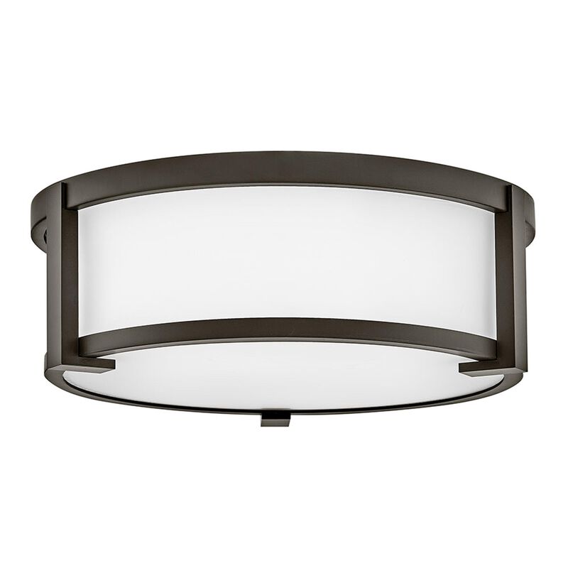 Lowell 13 Inch 2 Light Outdoor Flush Mount by Hinkley