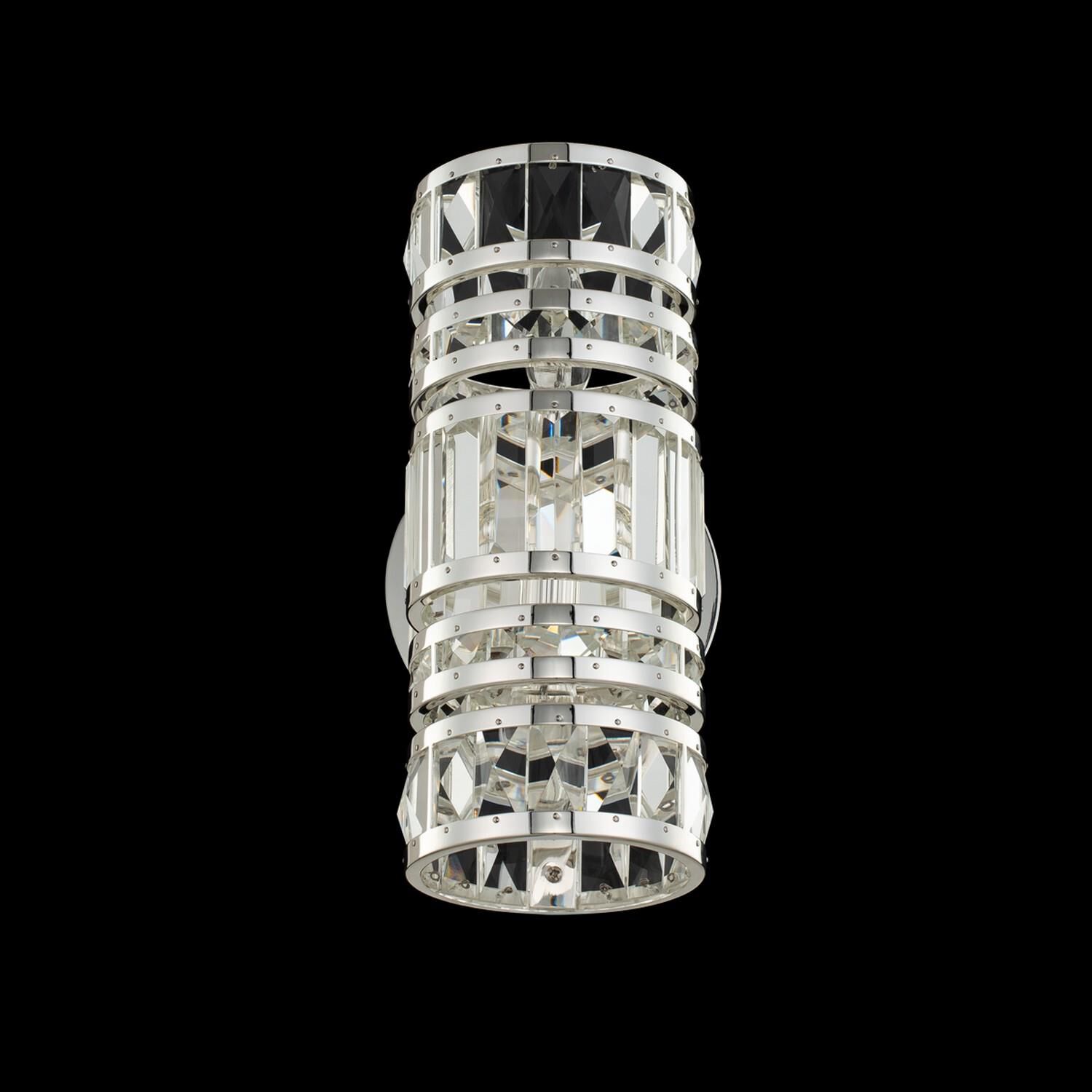Shown in Polished Silver finish and Firenze crystal