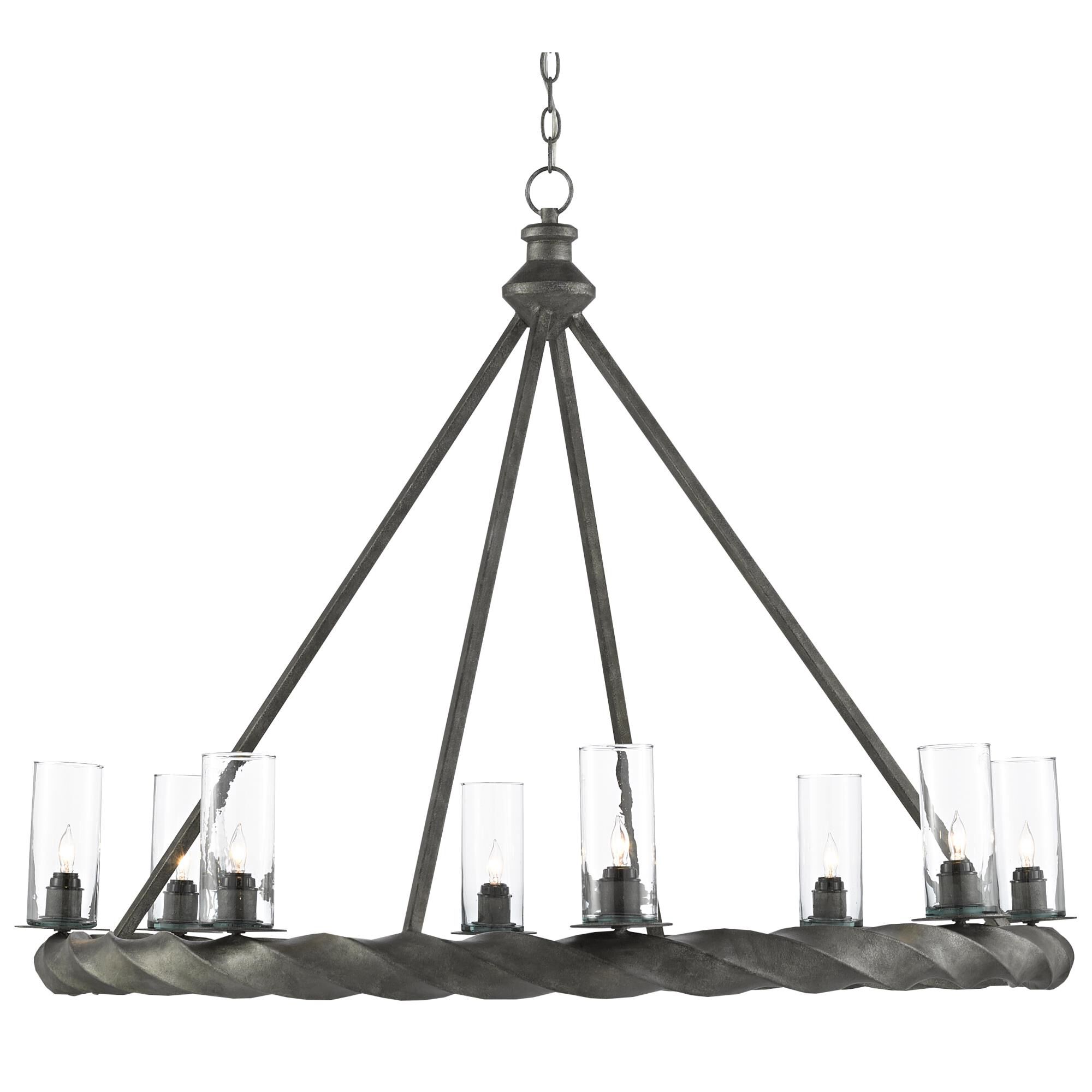 Orson 8 Light Chandelier by Currey and Company